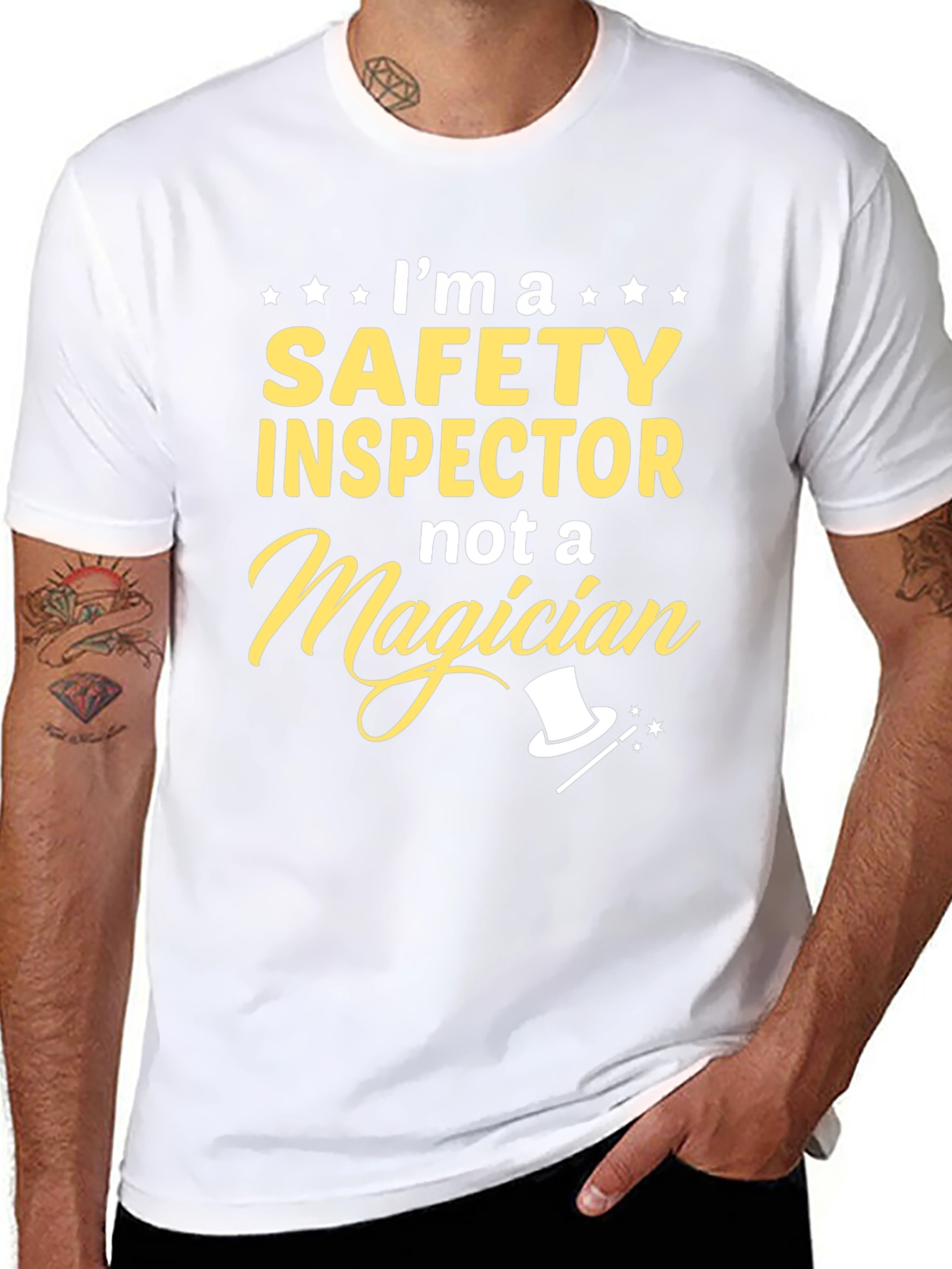 Safety Inspector T-Shirt - Not a Magician!
