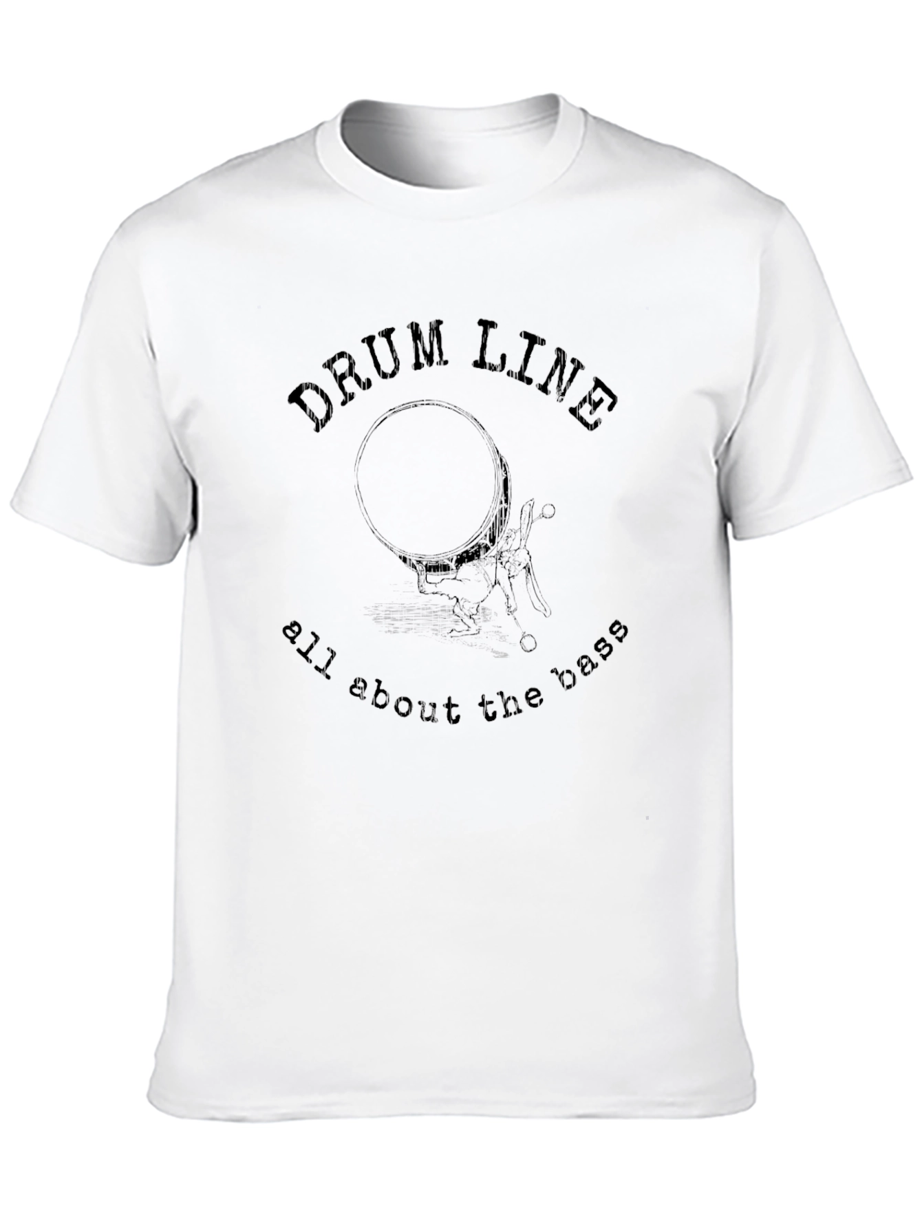 Drum Line All About the Bass Graphic T-Shirt