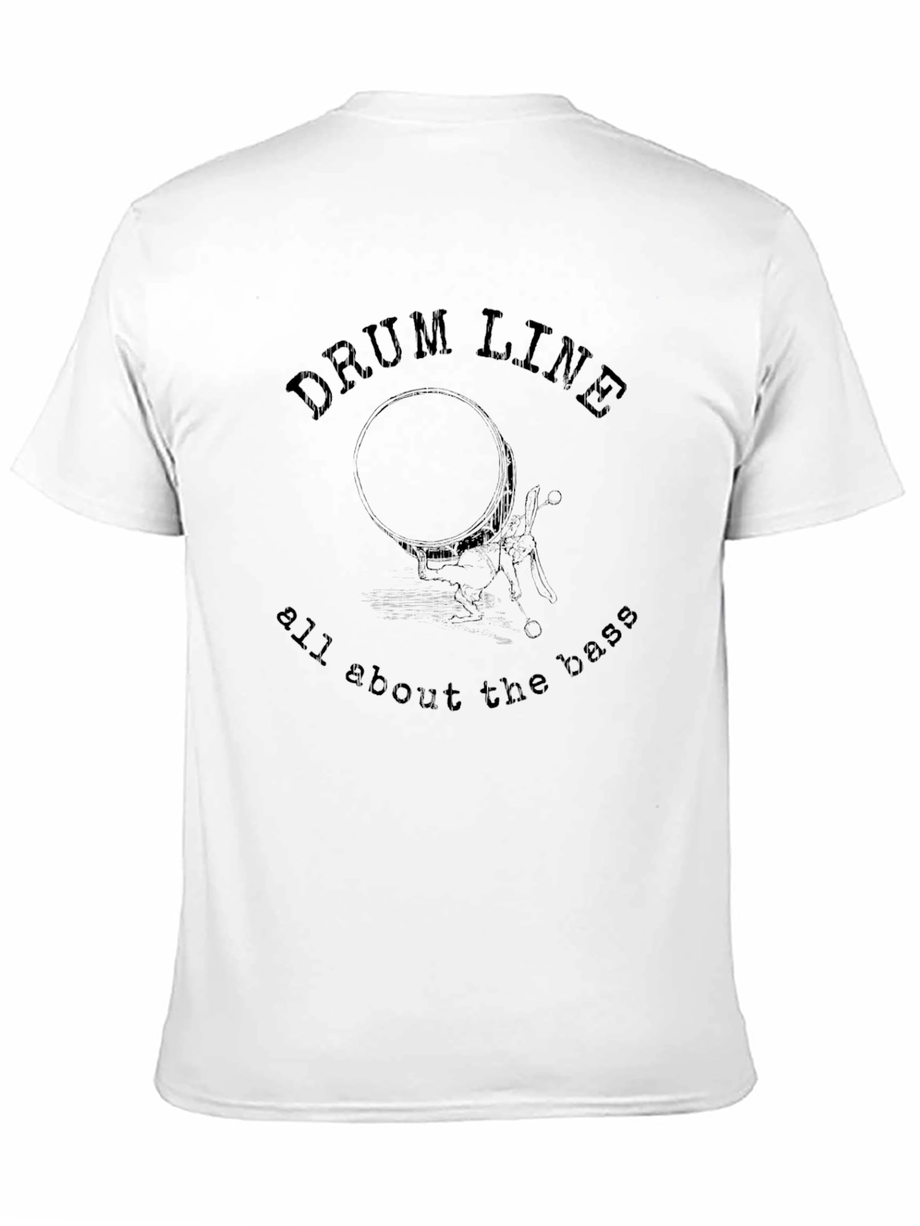 Drum Line All About the Bass Graphic T-Shirt