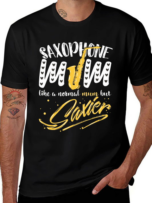 Saxophone Mum T-Shirt - Unique Music Lover Gift