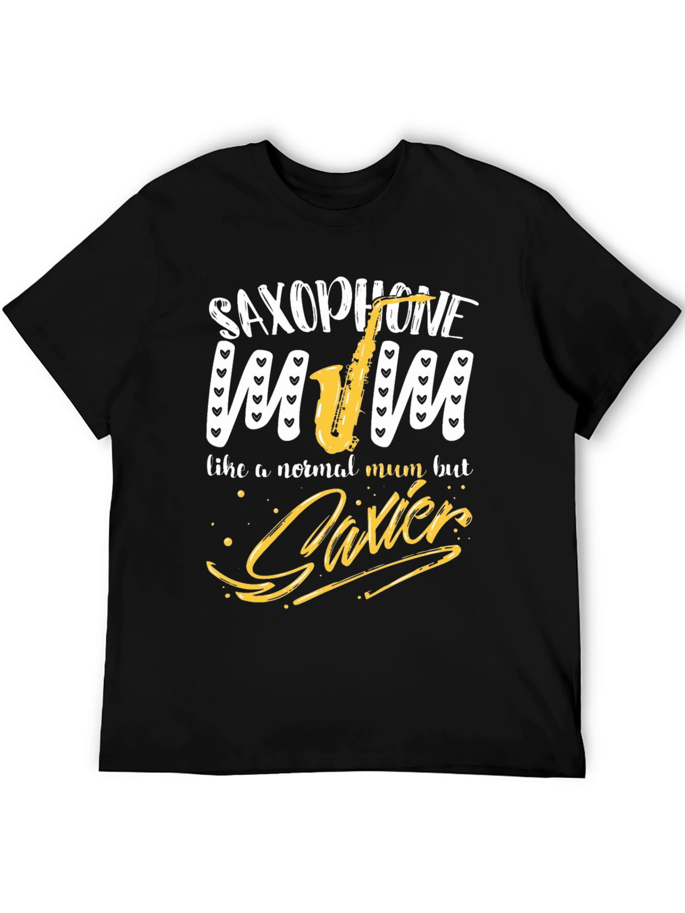 Saxophone Mum T-Shirt - Unique Music Lover Gift
