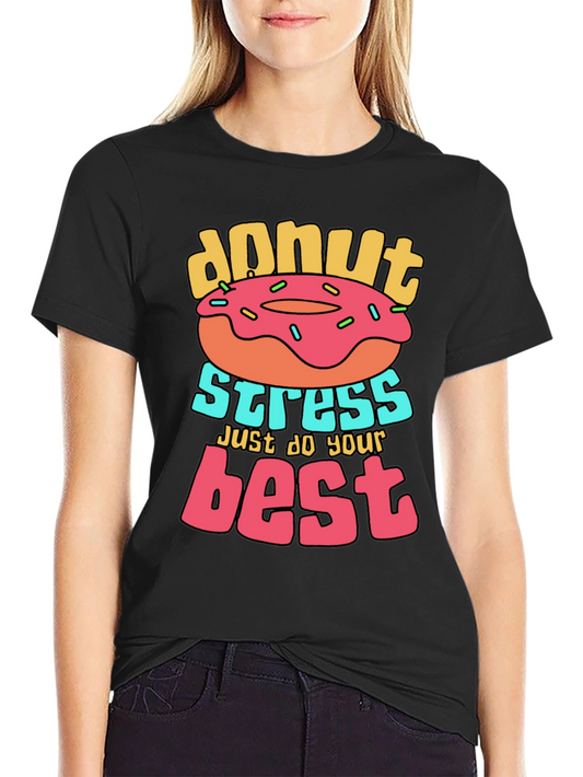 Donut Stress T-Shirt Graphic Tee