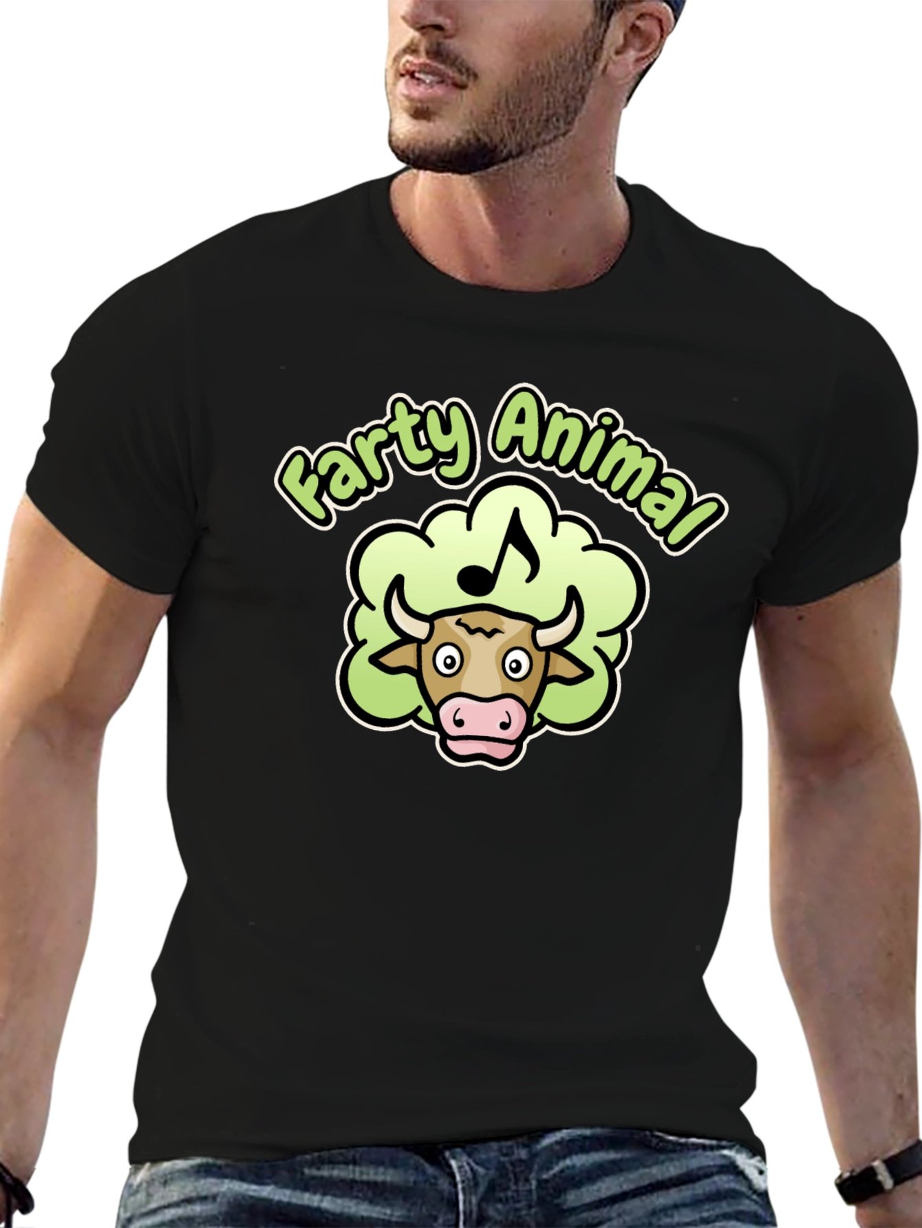 Farty Animal Graphic T-Shirt