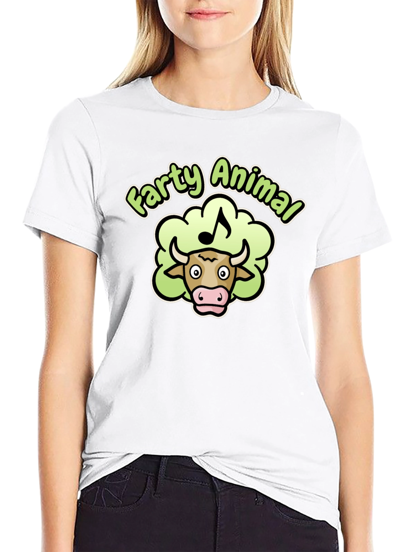 Farty Animal Graphic T-Shirt