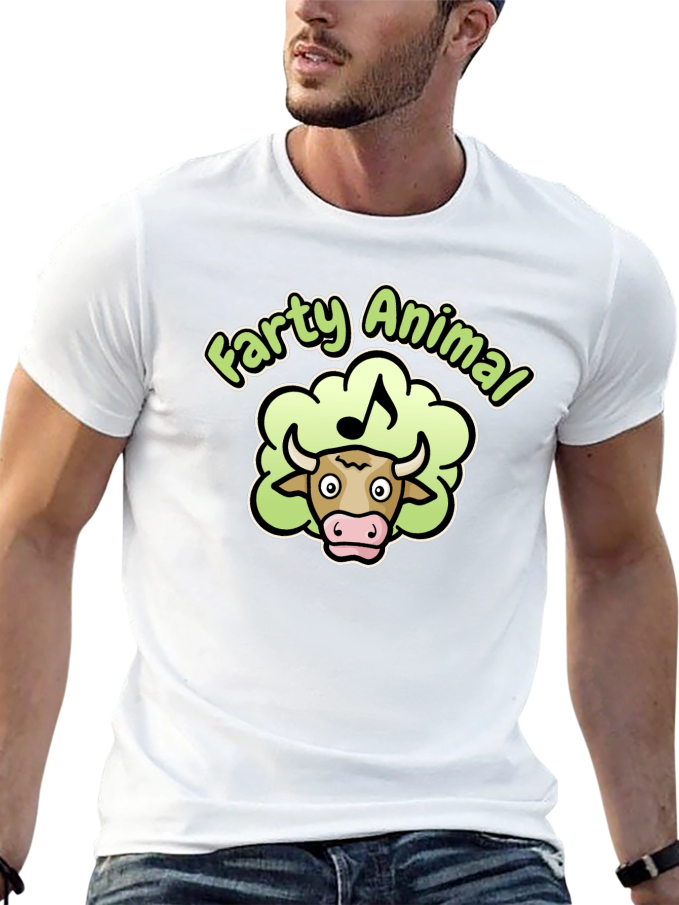 Farty Animal Graphic T-Shirt