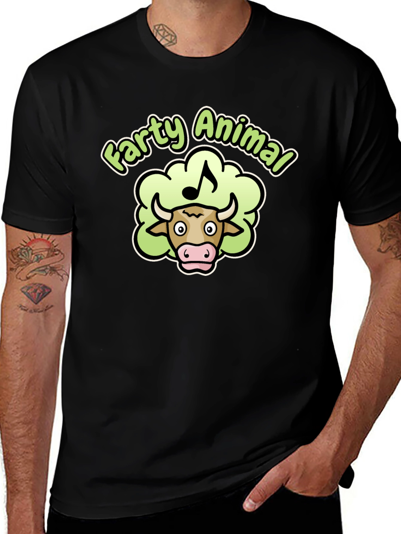 Farty Animal Graphic T-Shirt