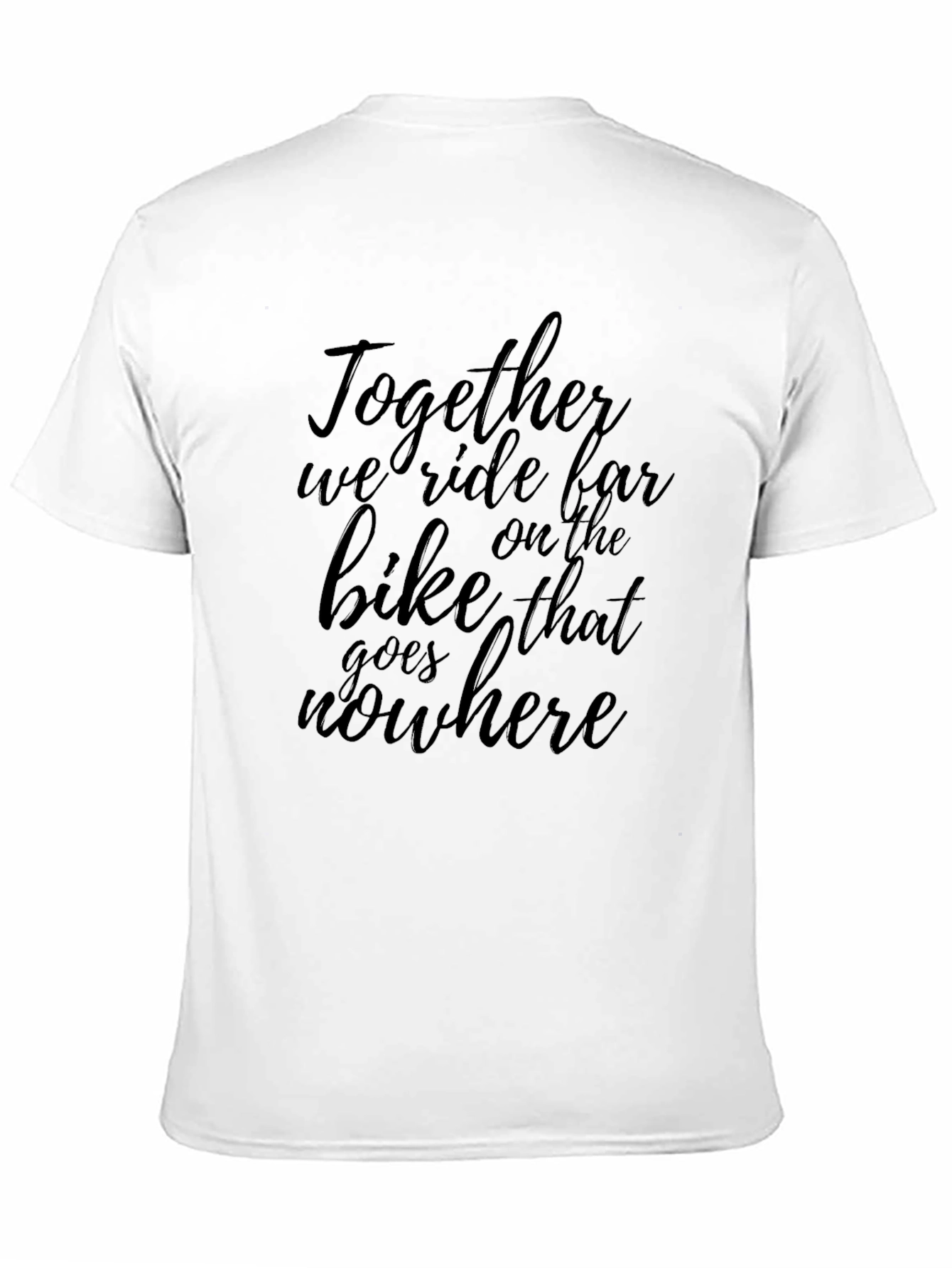 Together We Ride Black Graphic Tee