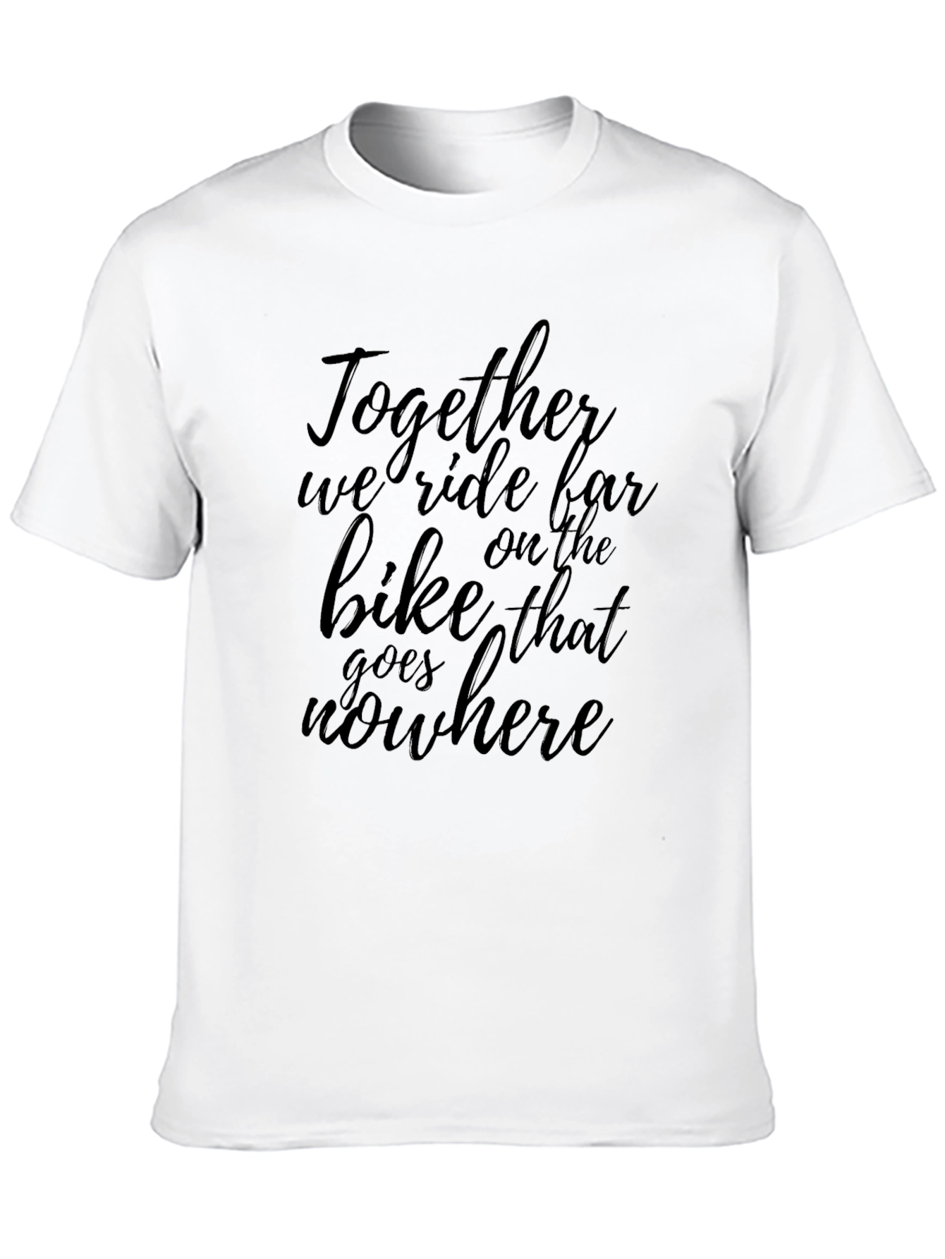 Together We Ride Black Graphic Tee