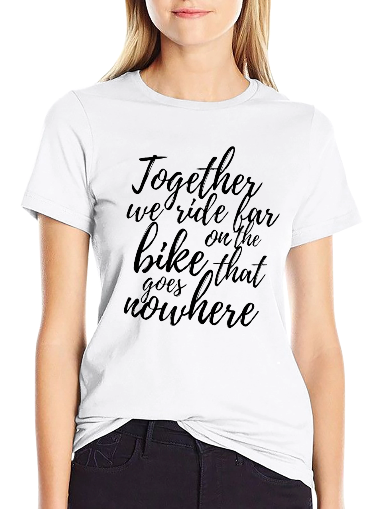 Together We Ride Black Graphic Tee
