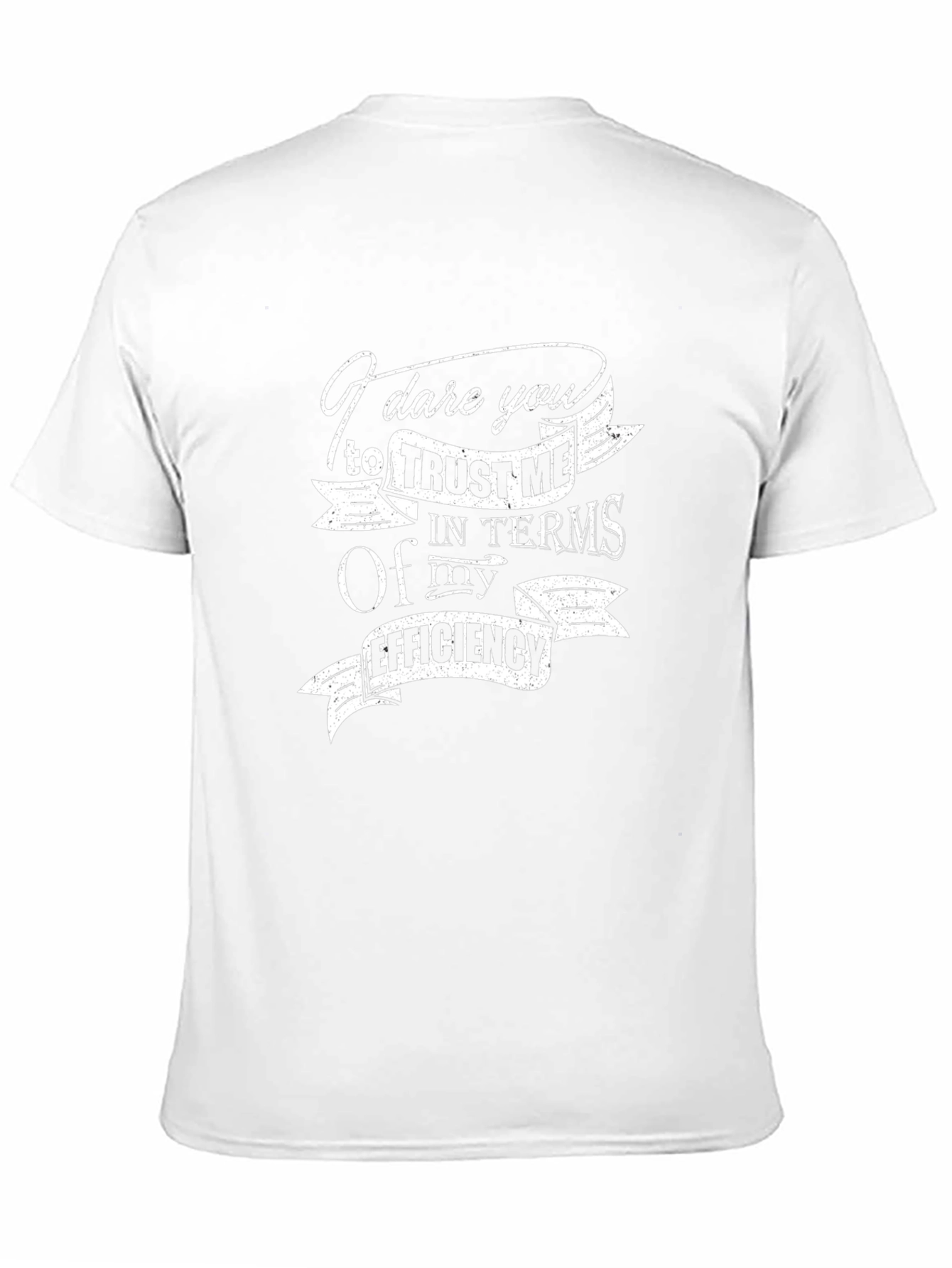 Dare You Trust Me Black Graphic T-Shirt