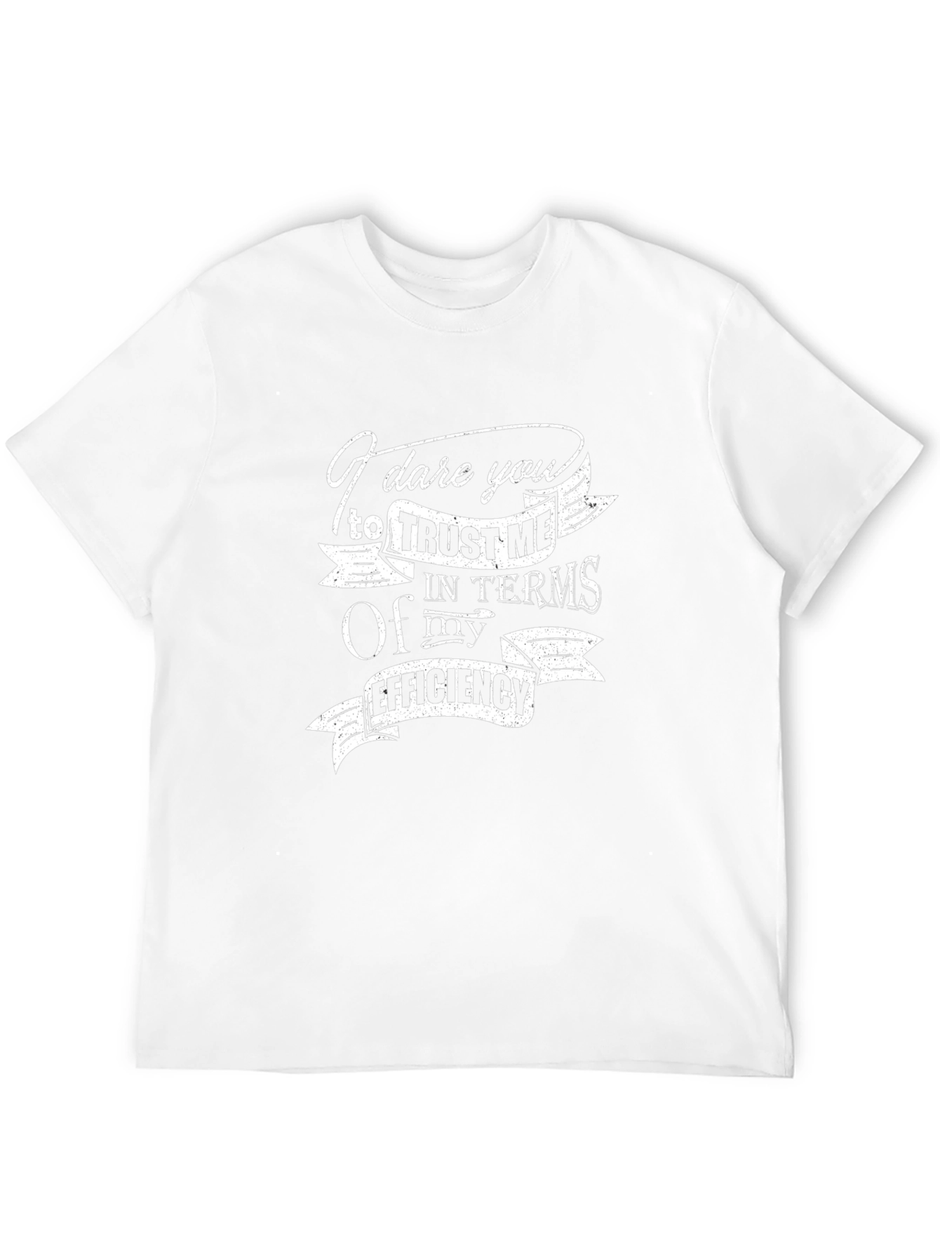 Dare You Trust Me Black Graphic T-Shirt