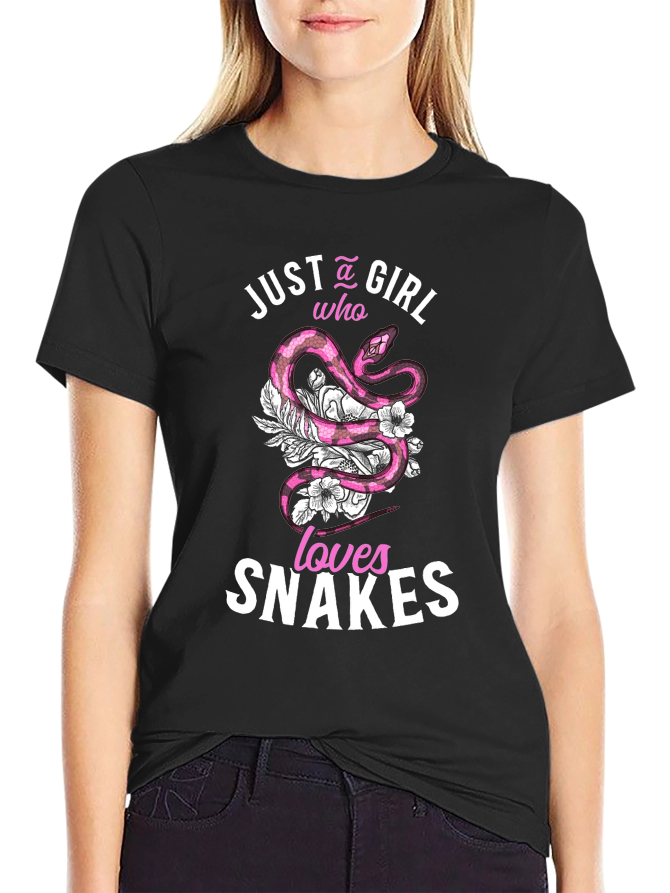 Just A Girl Who Loves Snakes T-Shirt