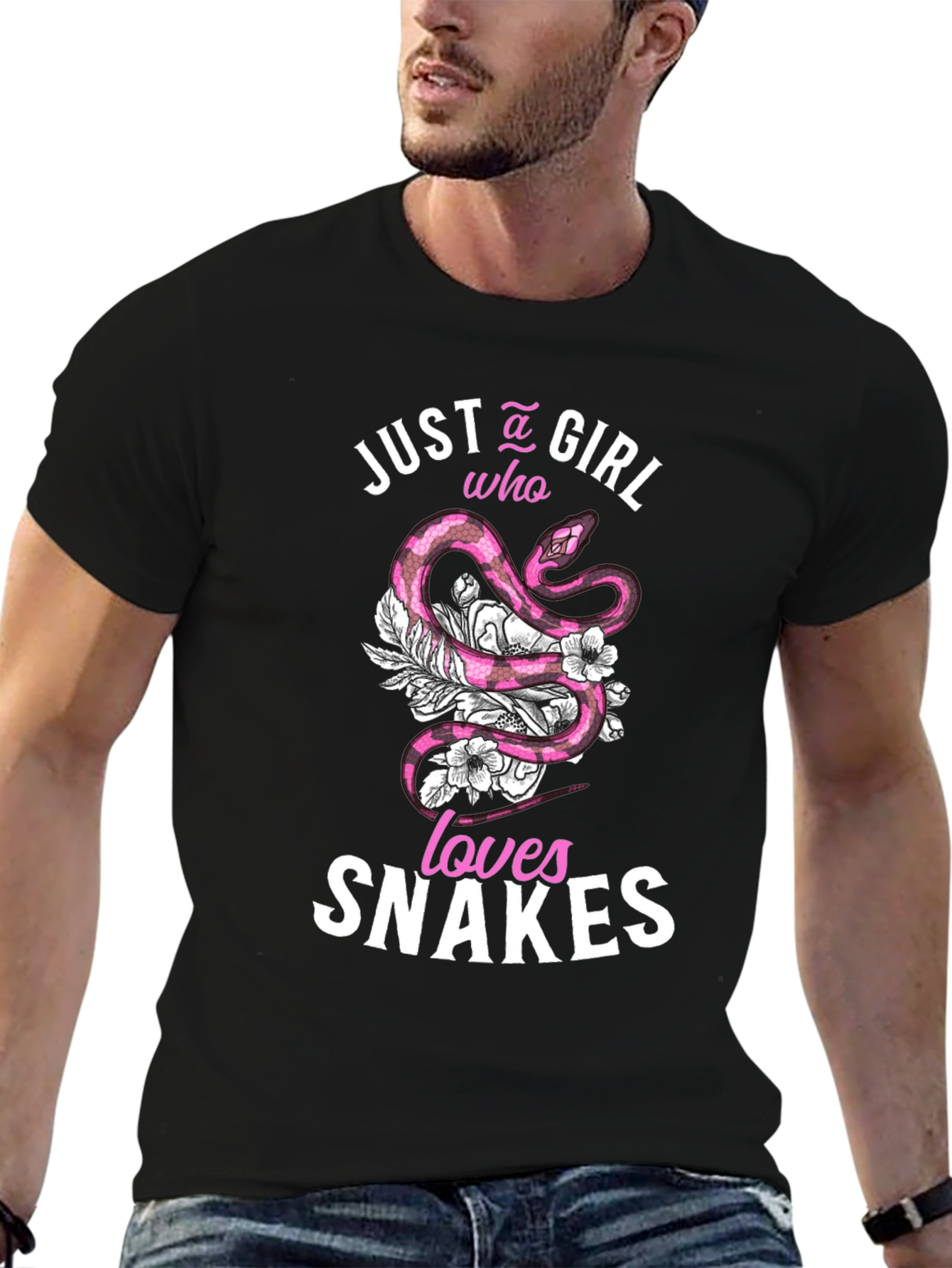 Just A Girl Who Loves Snakes T-Shirt