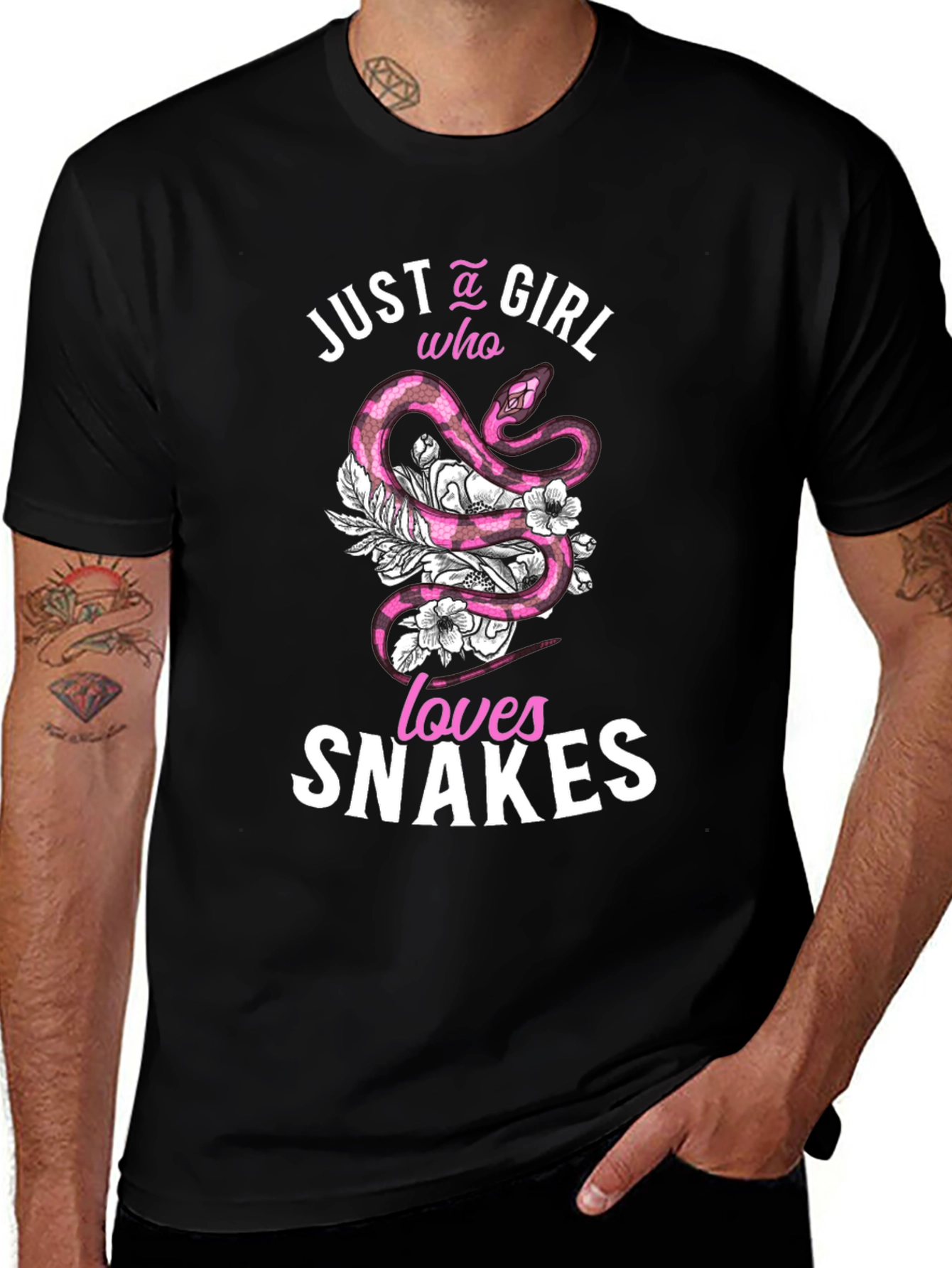 Just A Girl Who Loves Snakes T-Shirt