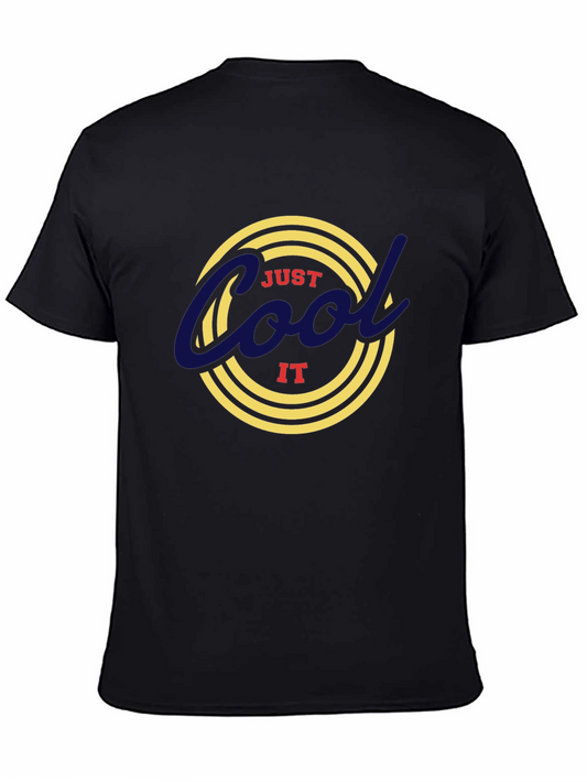 Cool It Graphic Print Crew Neck T-Shirt