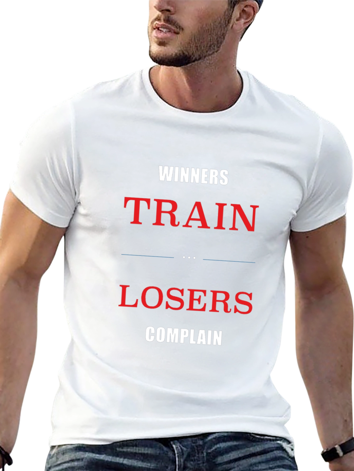 Winners Train T-Shirt Motivational Gym Fitness Tee
