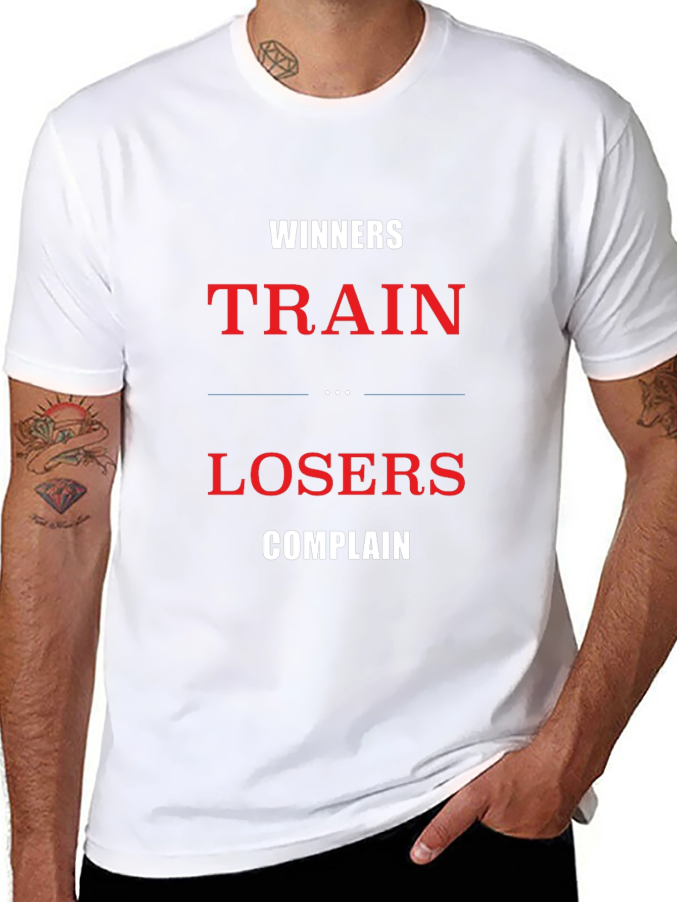 Winners Train T-Shirt Motivational Gym Fitness Tee