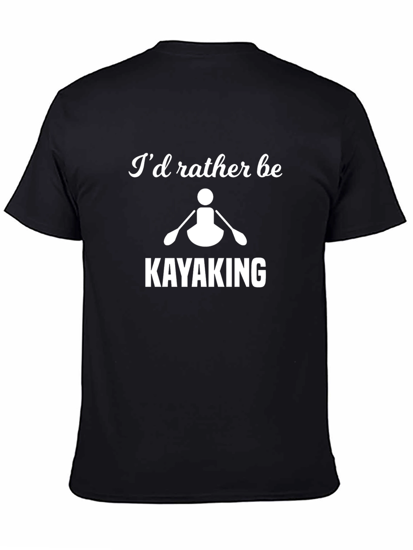 Kayaking T-Shirt - Id Rather Be Kayaking Graphic Tee