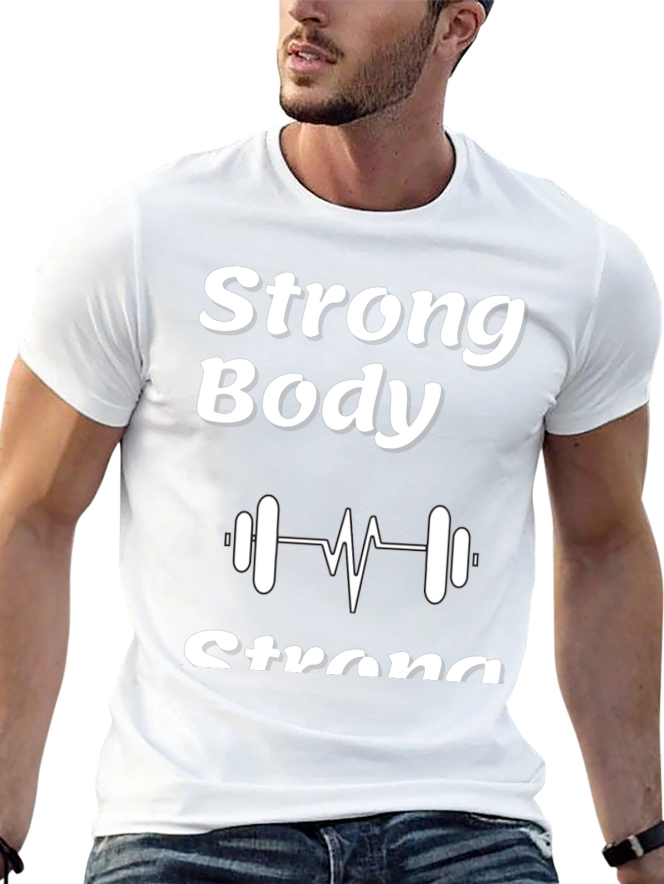 Strong Body T-Shirt - Fitness Graphic Tee