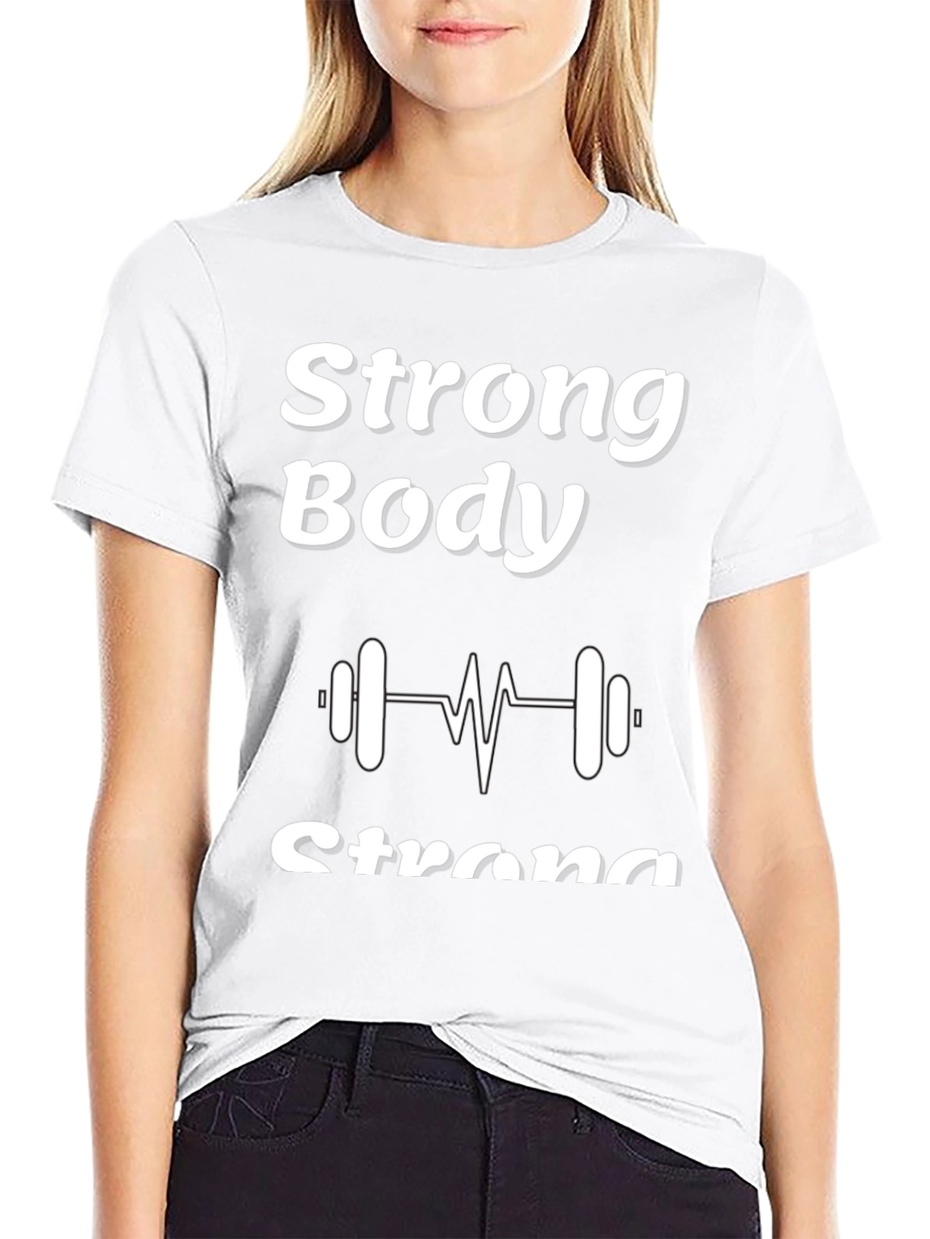 Strong Body T-Shirt - Fitness Graphic Tee
