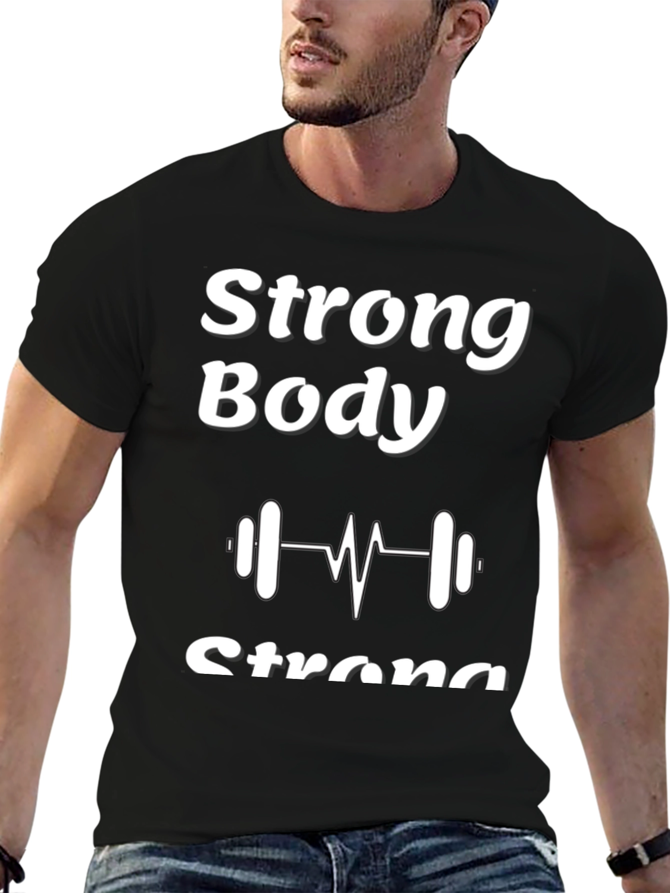 Strong Body T-Shirt - Fitness Graphic Tee