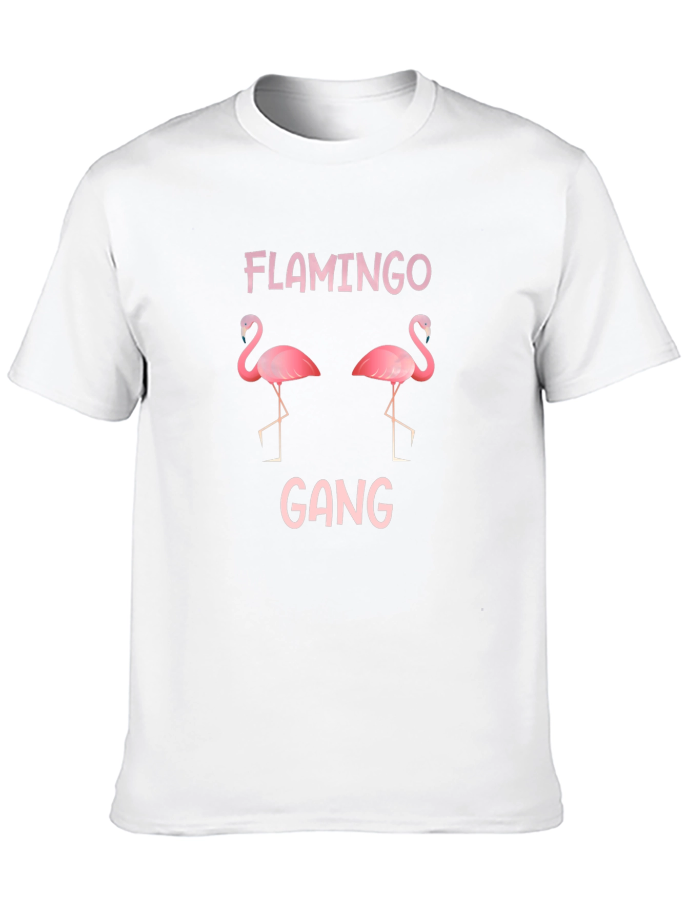 Flamingo Gang T-Shirt - Stylish Pink Bird Graphic Tee