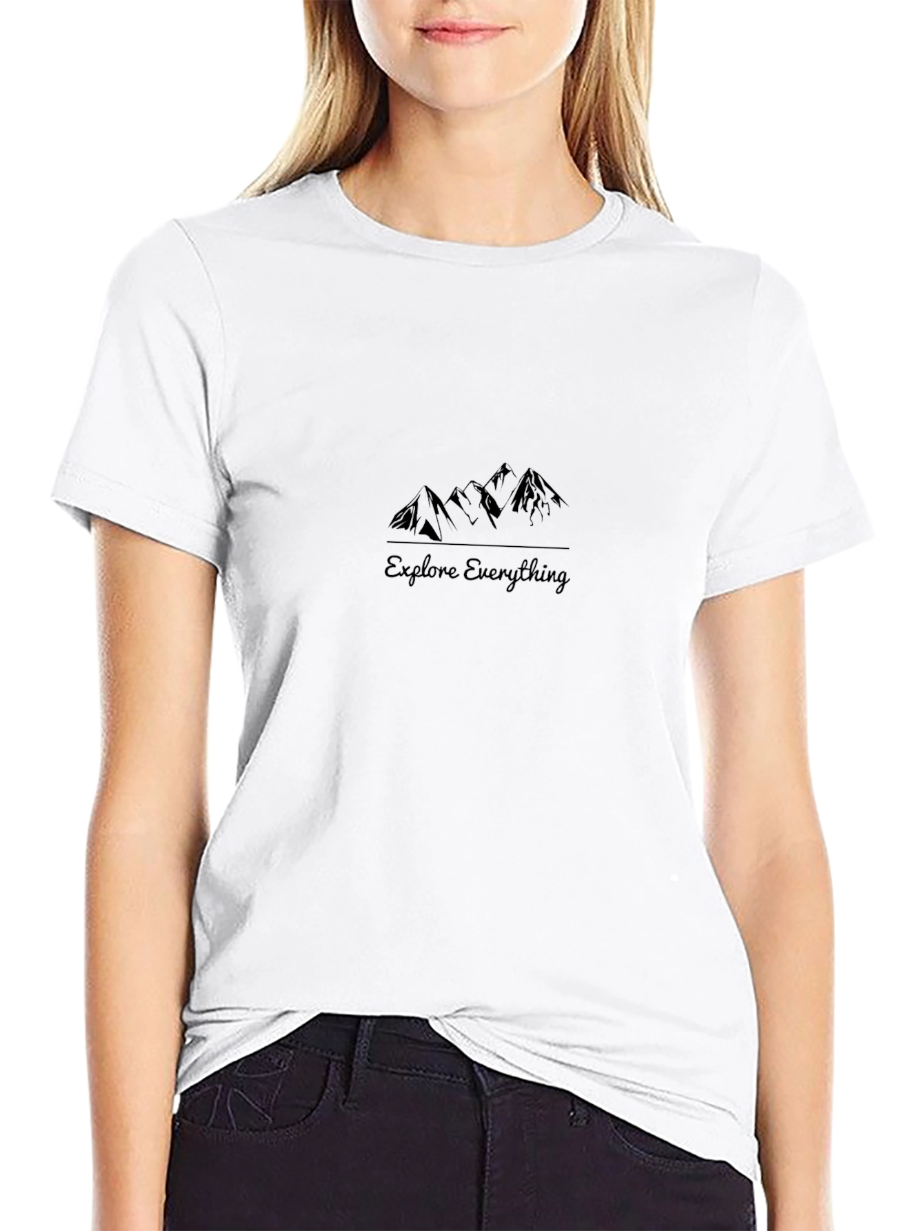 Explore Everything T-Shirt - Mountain Design