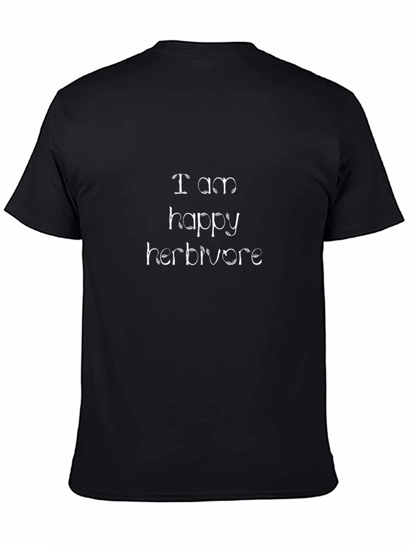 I Am Happy Herbivore Graphic T-Shirt