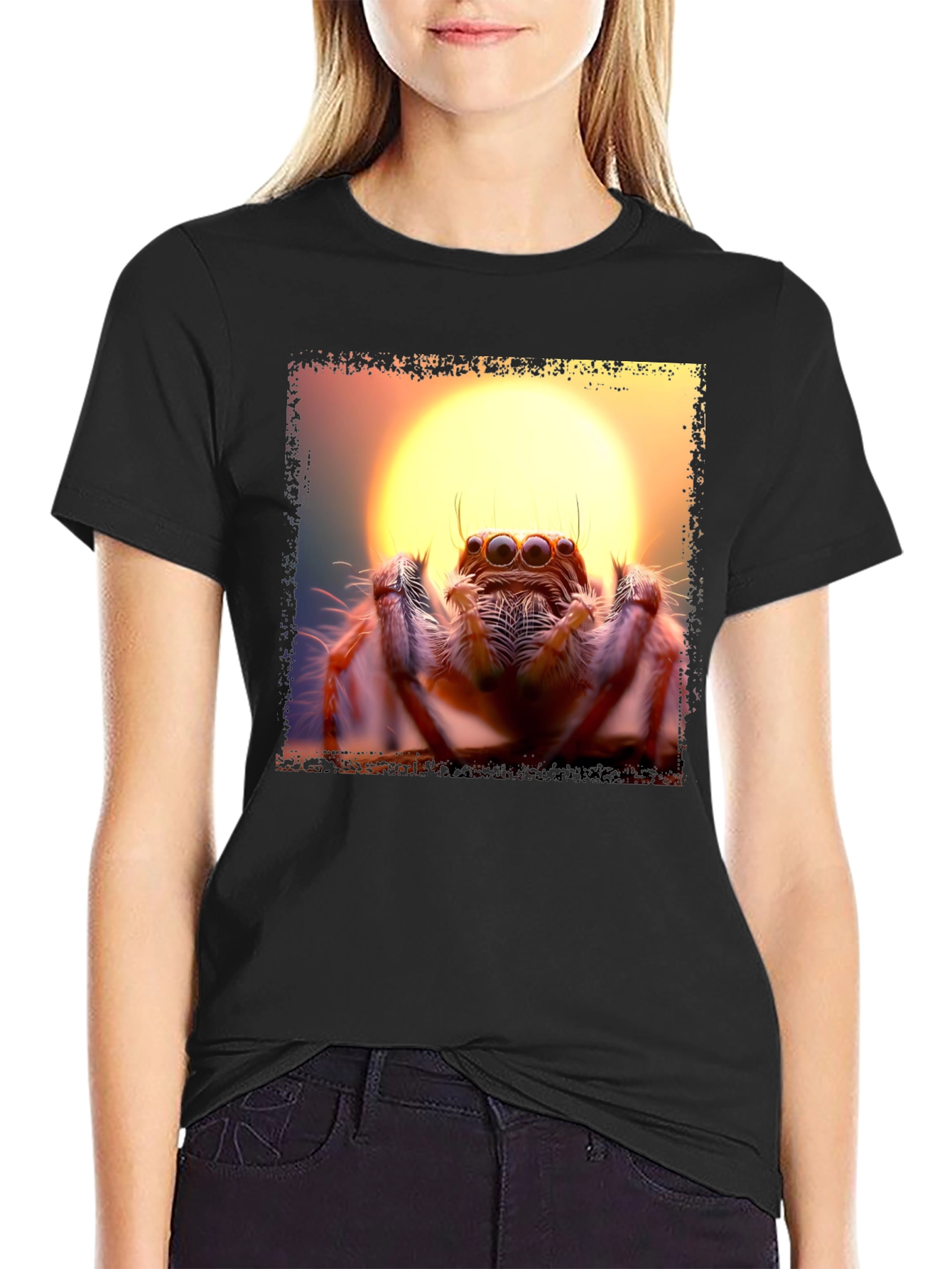 Spider Graphic Tee - Creepy Crawly Cool