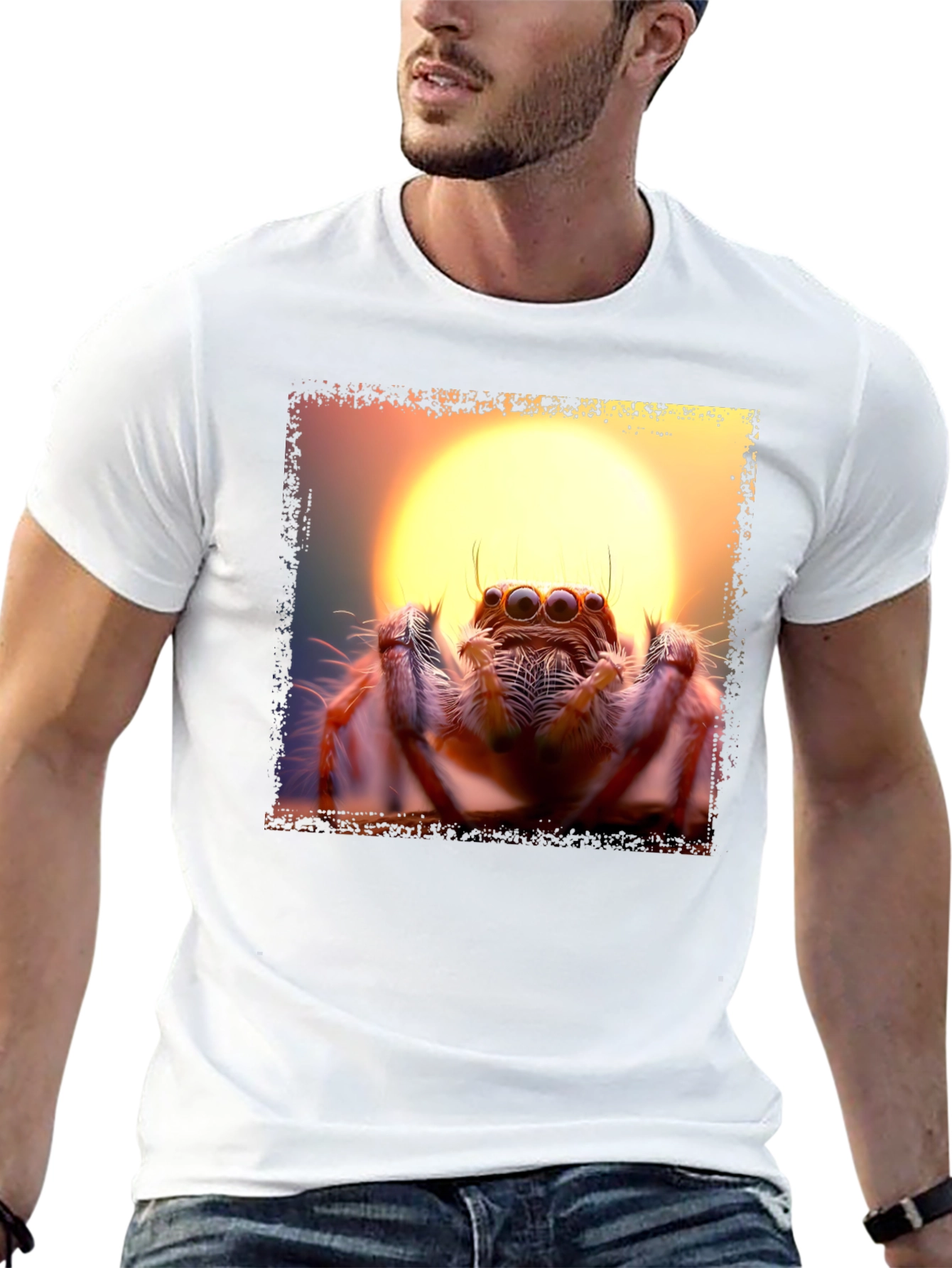 Spider Graphic Tee - Creepy Crawly Cool