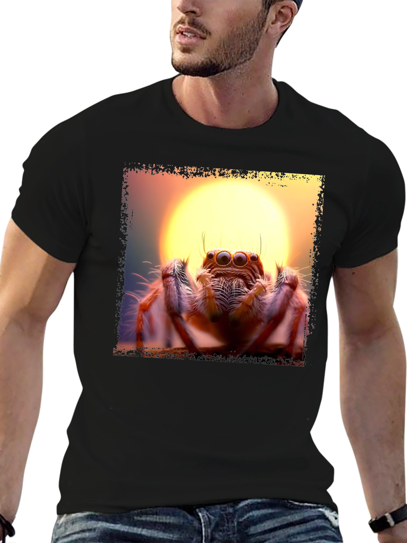 Spider Graphic Tee - Creepy Crawly Cool