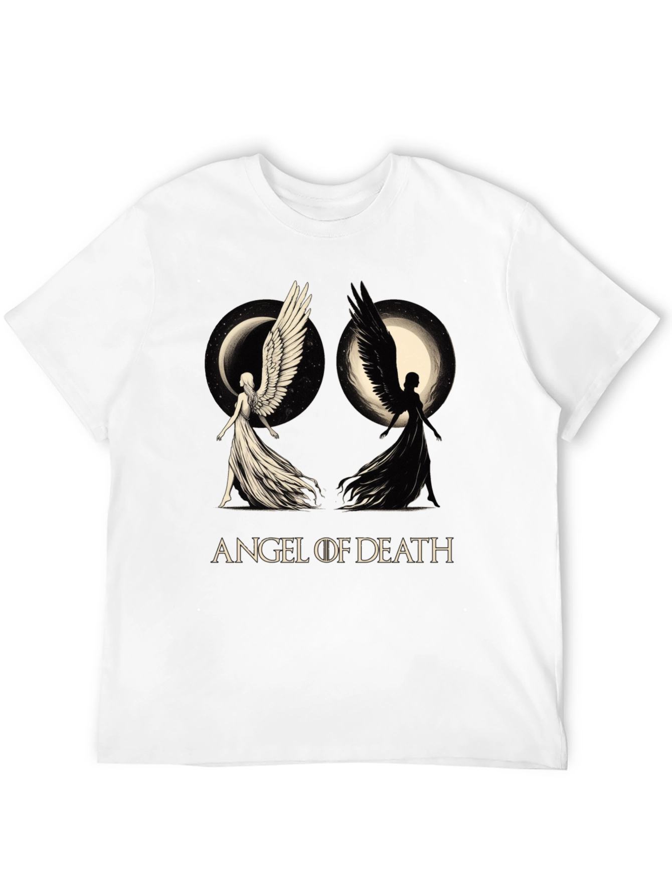 Angel of Death Graphic T-Shirt - Black