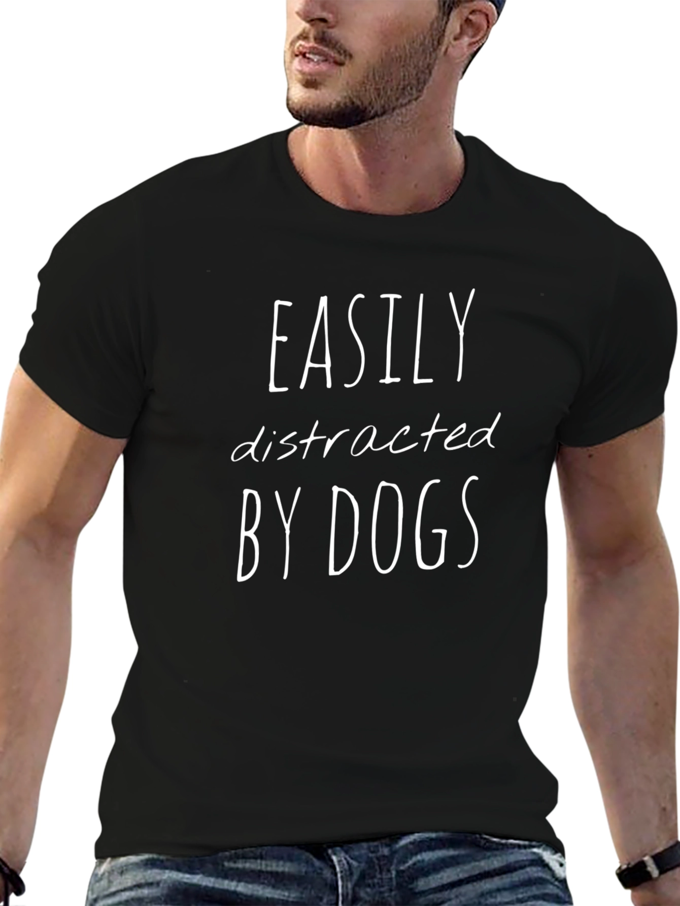 Easily Distracted By Dogs T-Shirt