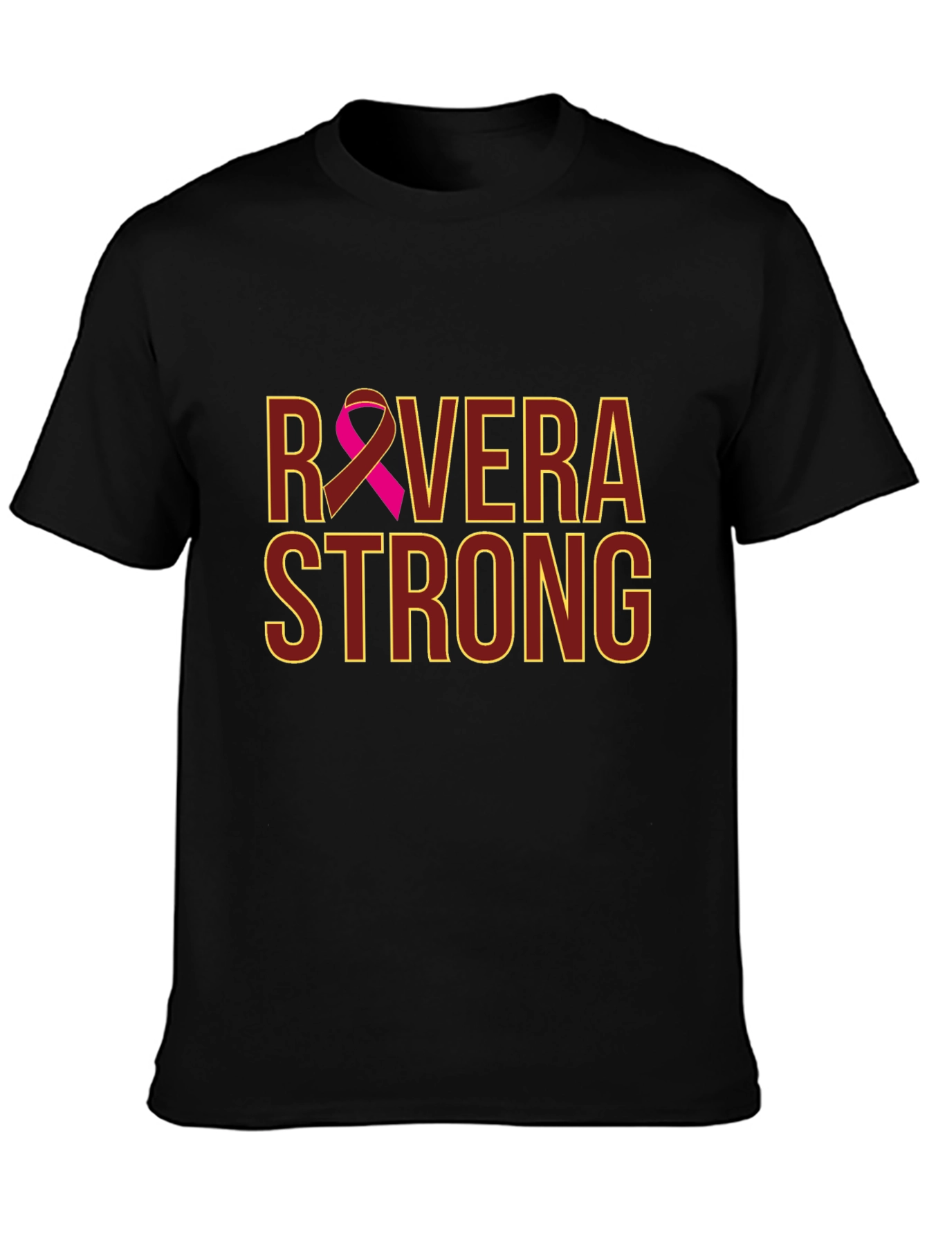 Rivera Strong T-Shirt - Breast Cancer Awareness