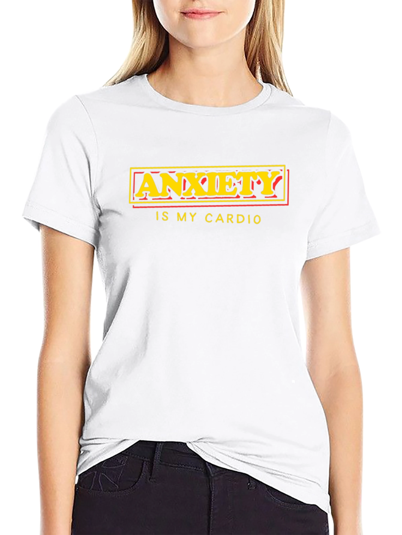 Anxiety Is My Cardio Graphic T-Shirt