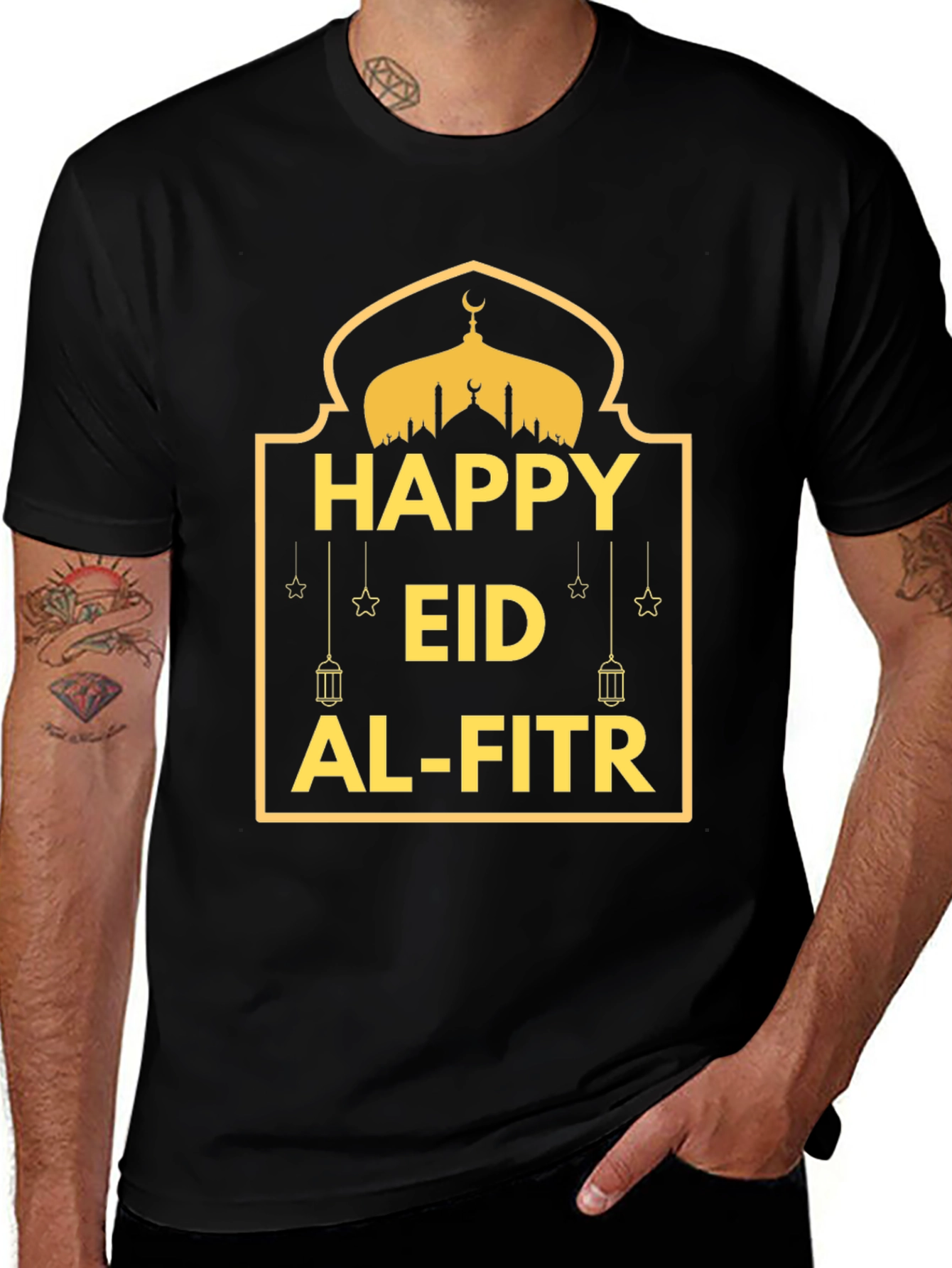 Happy Eid Al-Fitr T-Shirt - Festive Celebration Tee