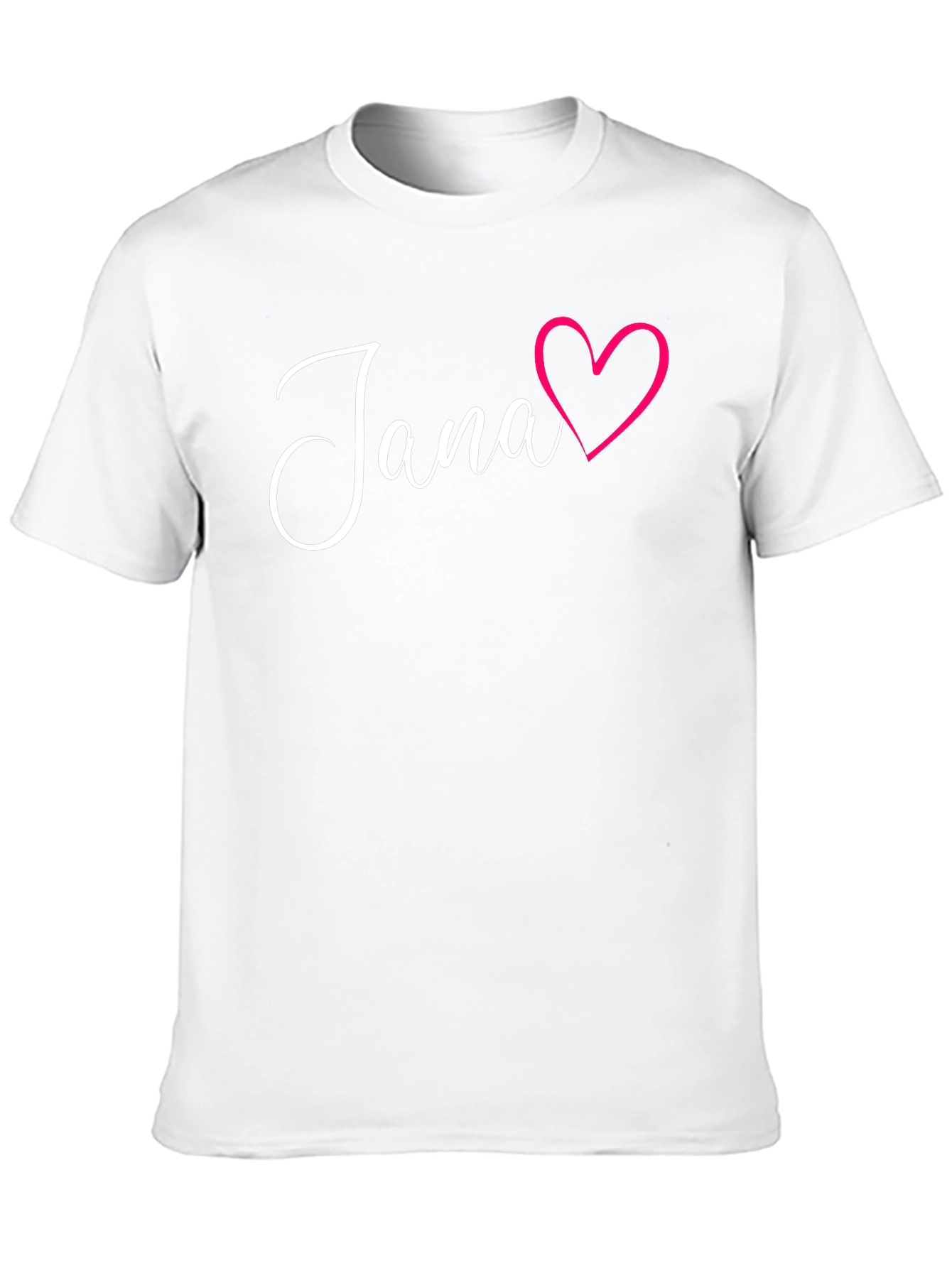 Jana Heart Graphic T-Shirt - Stylish Custom Design