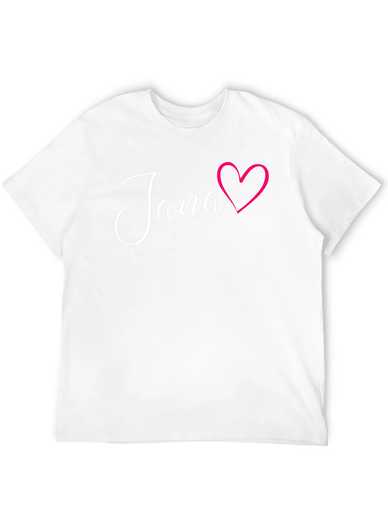 Jana Heart Graphic T-Shirt - Stylish Custom Design