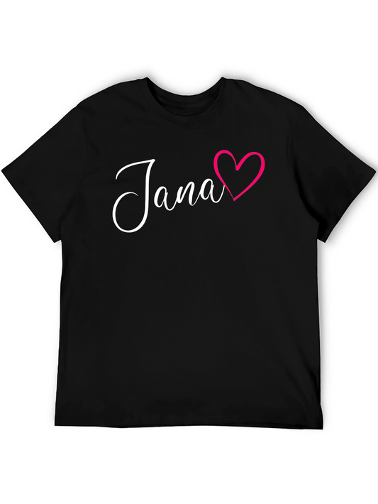 Jana Heart Graphic T-Shirt - Stylish Custom Design