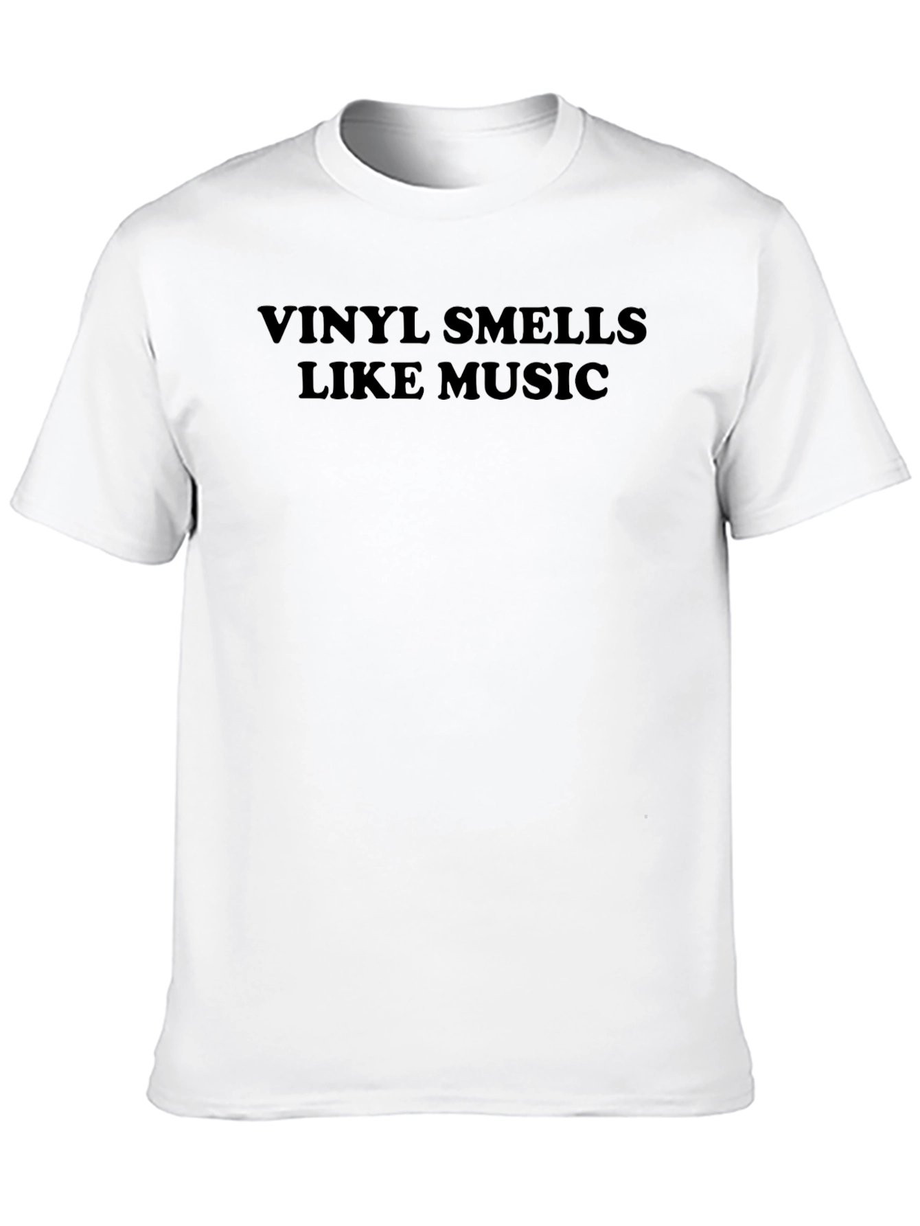 Vinyl Smells Like Music Black T-Shirt