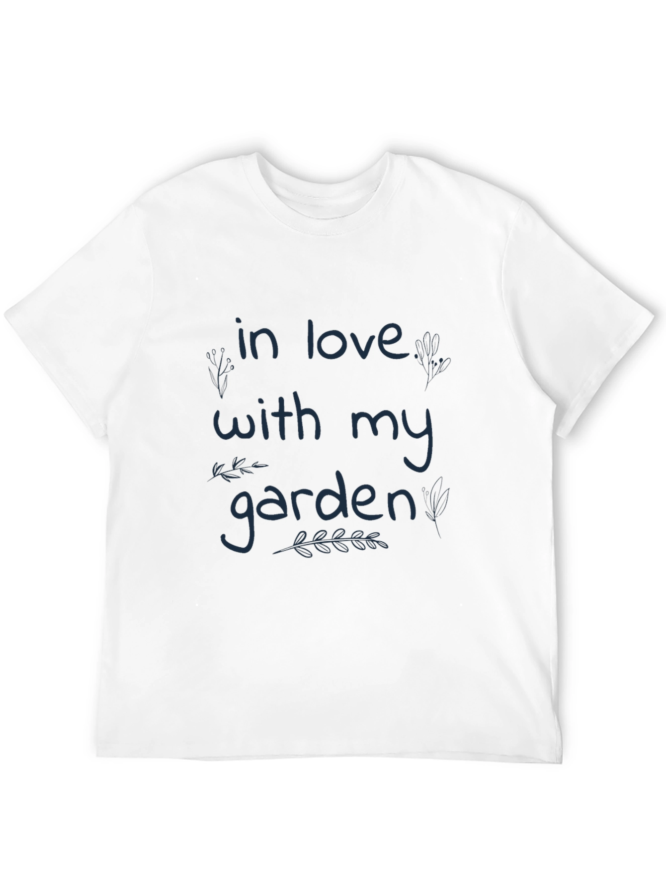 In Love With My Garden Graphic Tee - Black