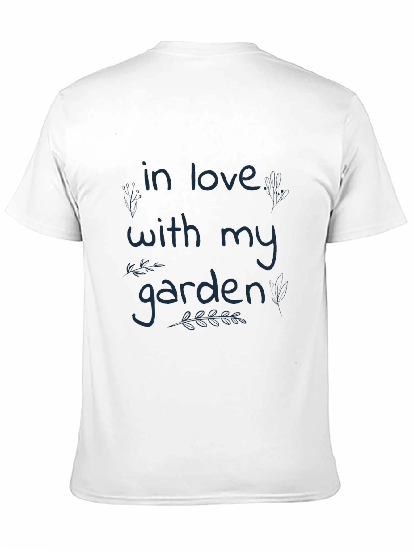 In Love With My Garden Graphic Tee - Black