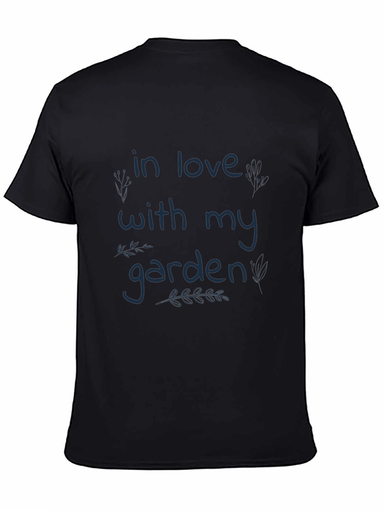 In Love With My Garden Graphic Tee - Black