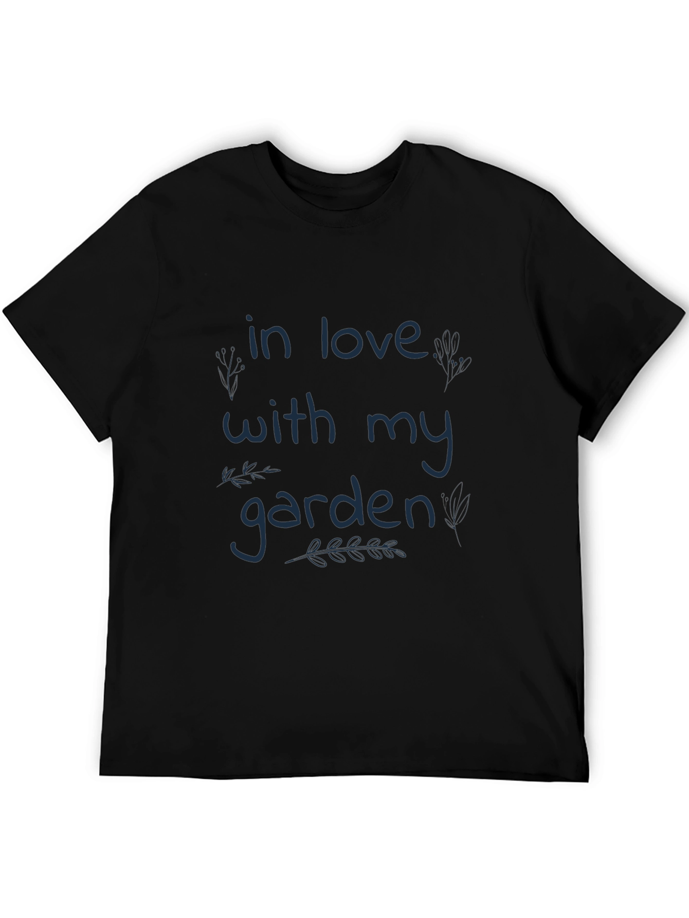 In Love With My Garden Graphic Tee - Black