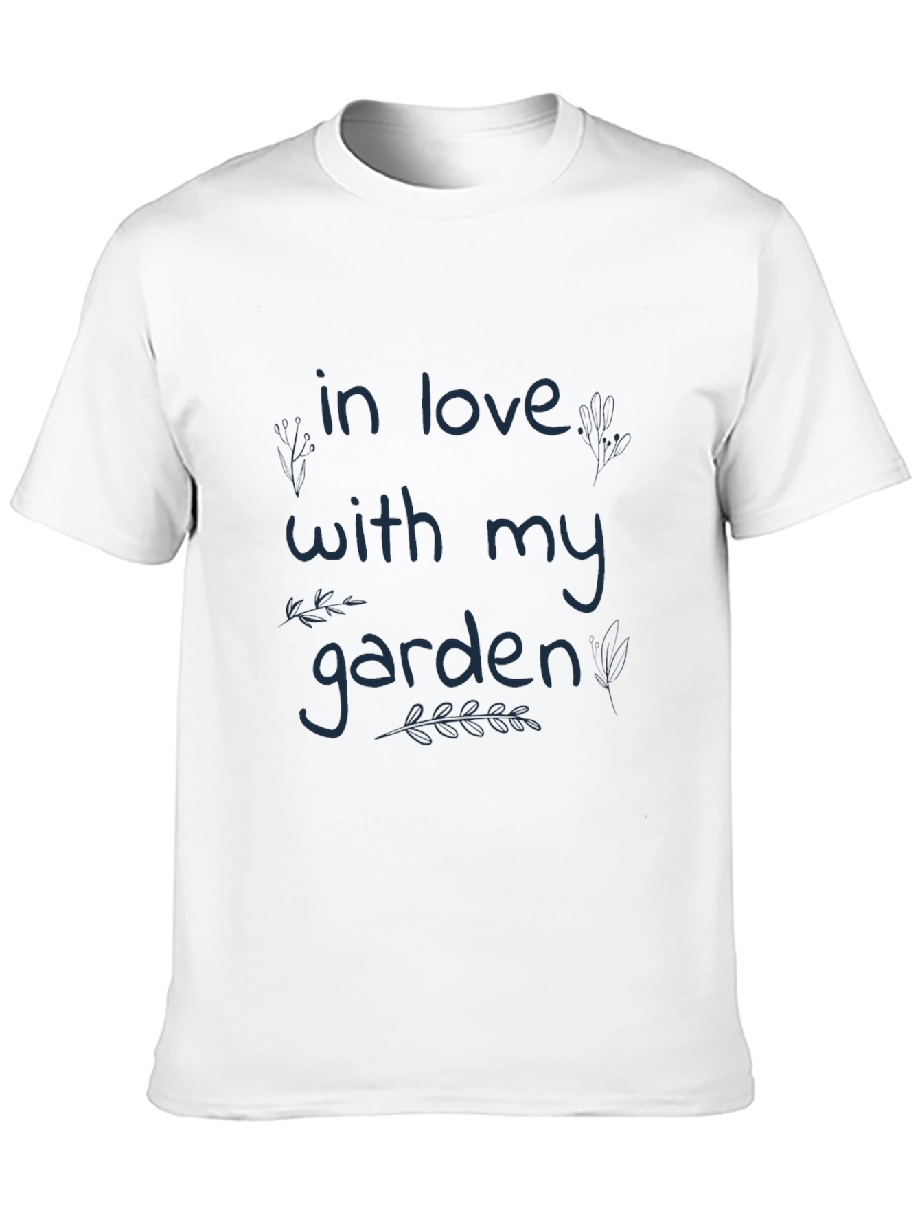In Love With My Garden Graphic Tee - Black