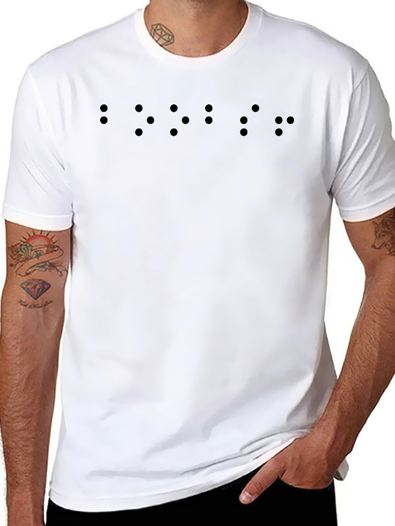 Braille T-Shirt - Soft & Stylish Everyday Wear