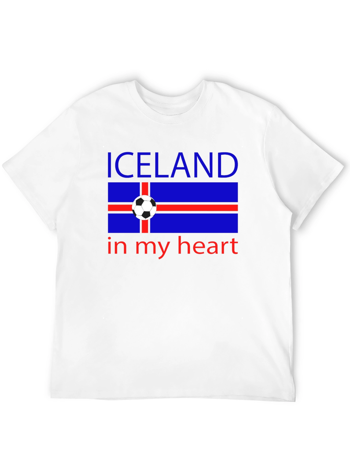 Iceland in My Heart Soccer T-Shirt