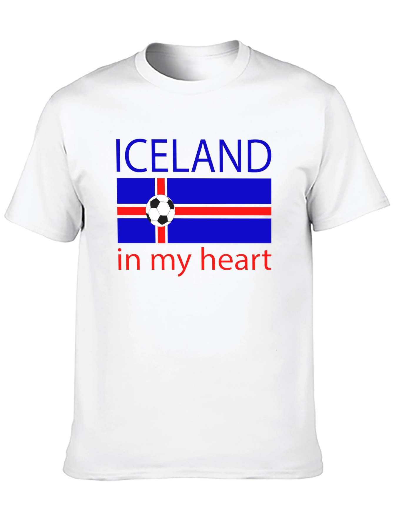 Iceland in My Heart Soccer T-Shirt