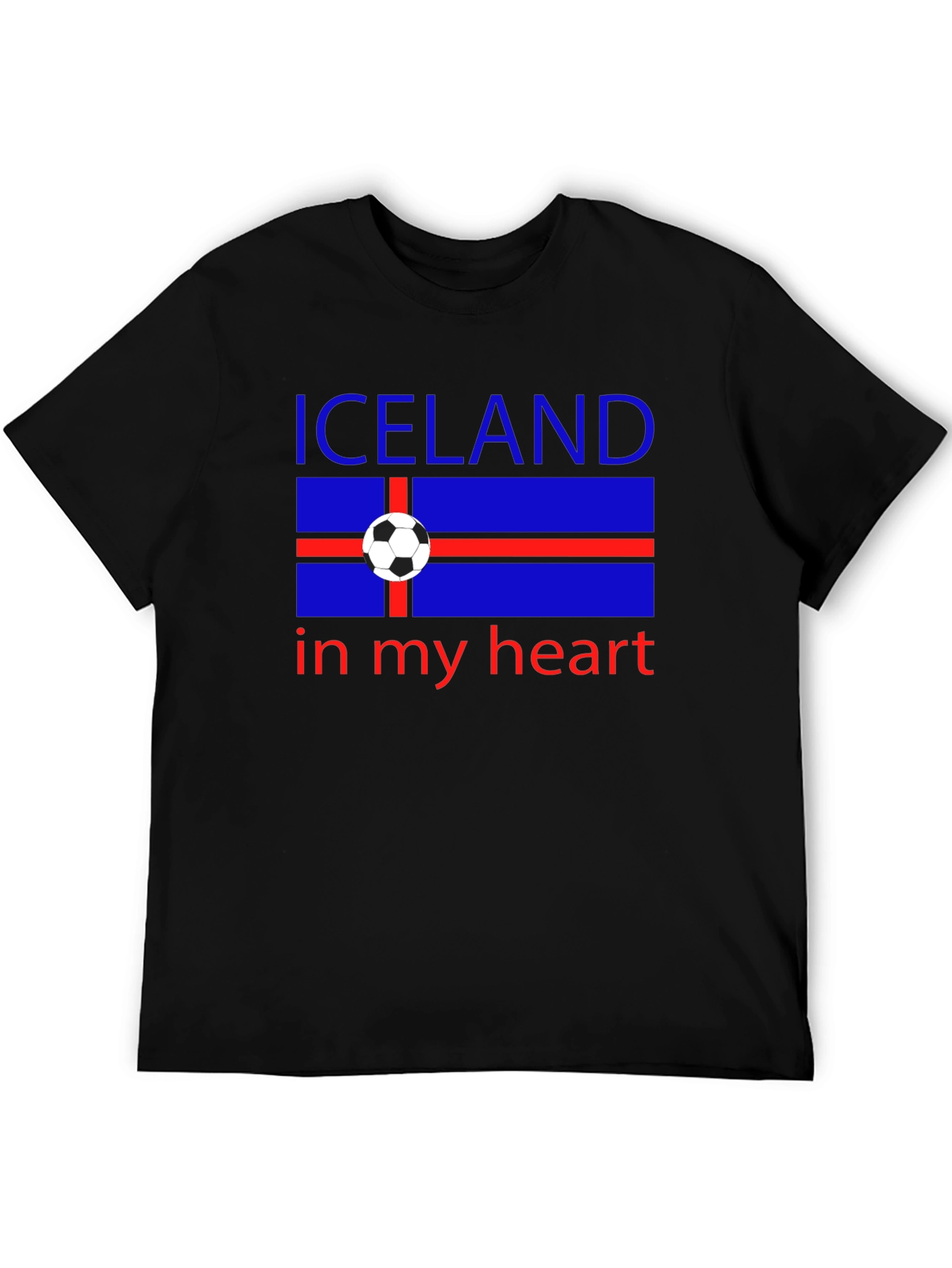 Iceland in My Heart Soccer T-Shirt