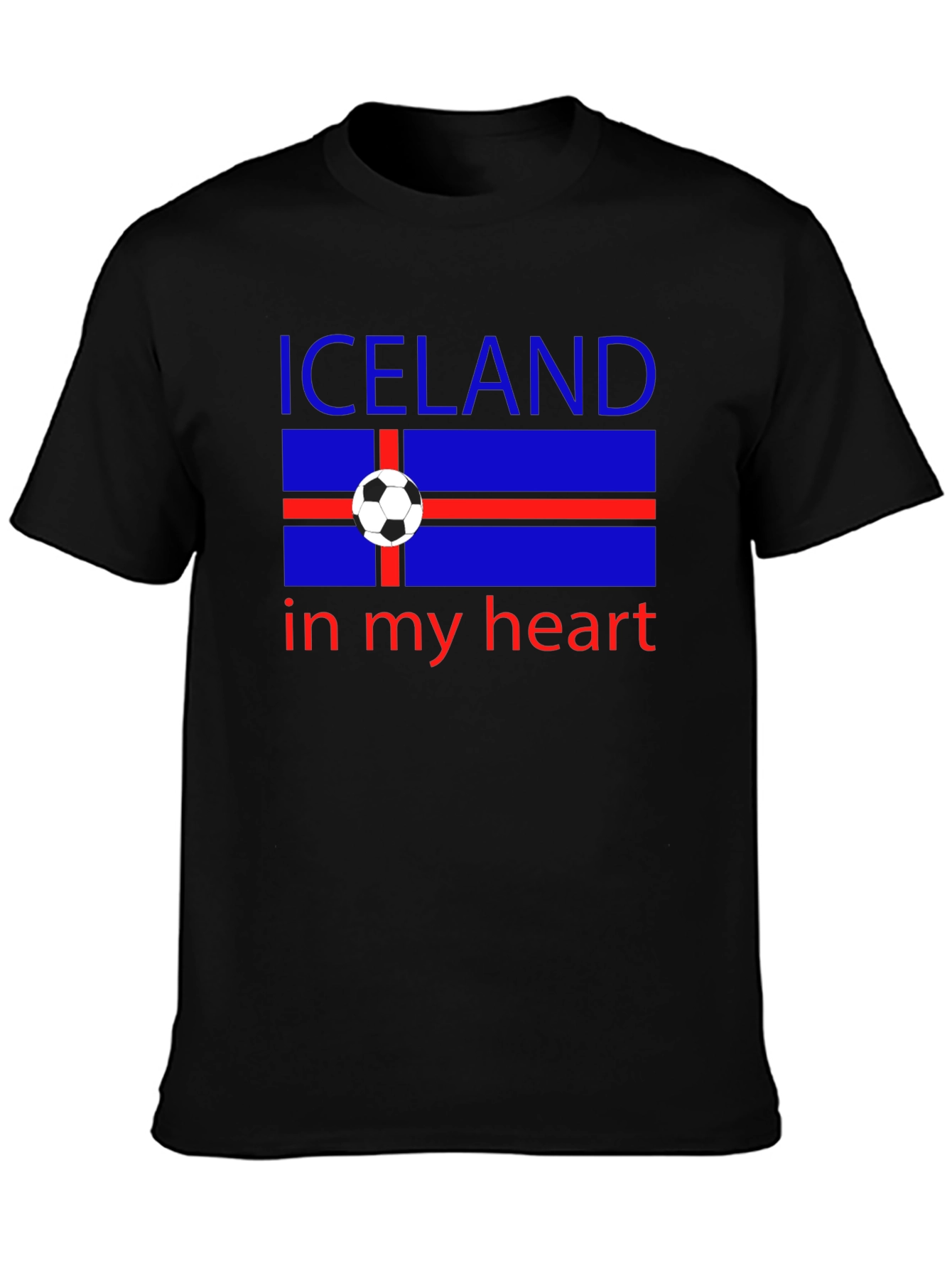 Iceland in My Heart Soccer T-Shirt